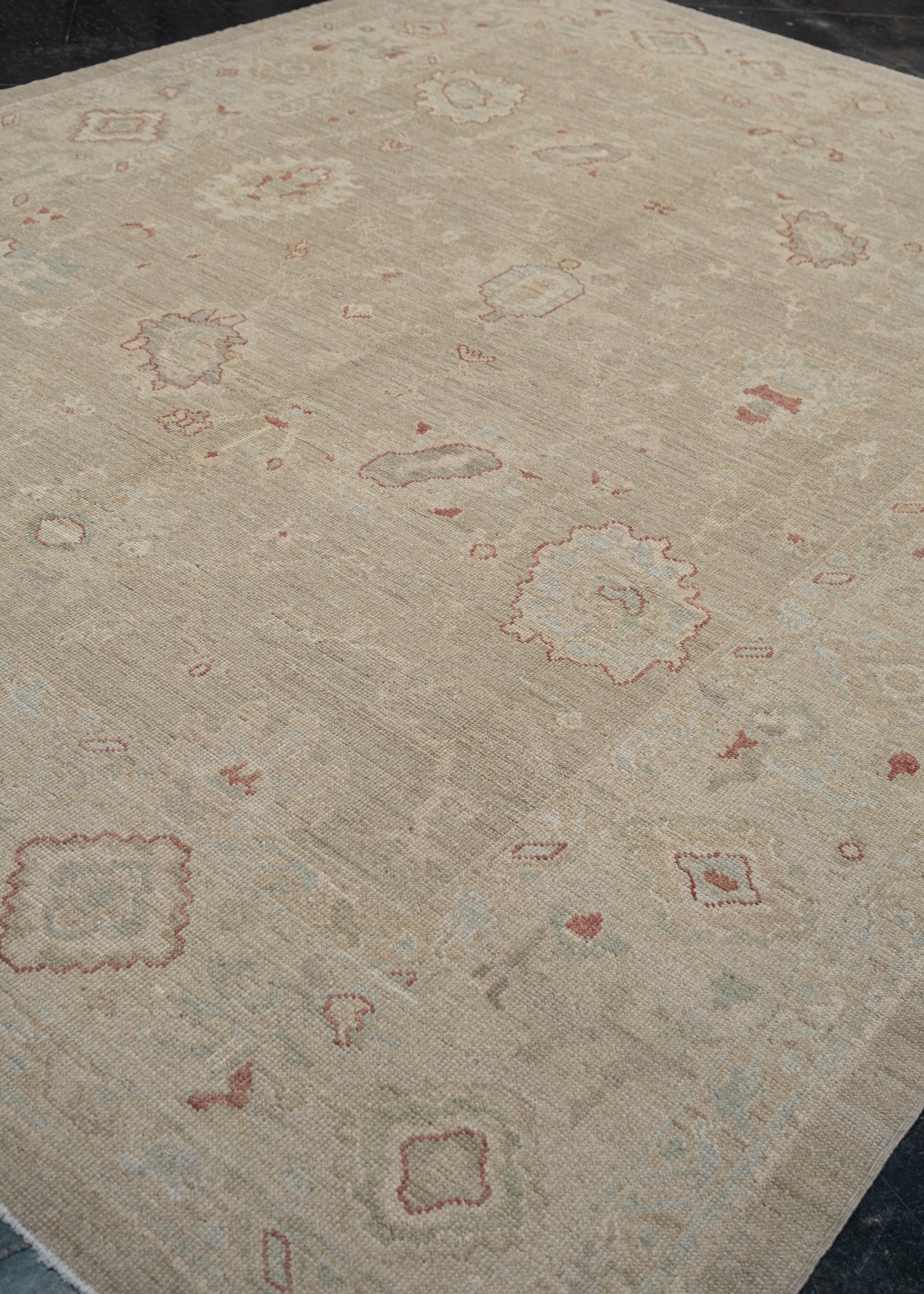 Turkish Oushak Rug 9'2" x 12'2" #1027