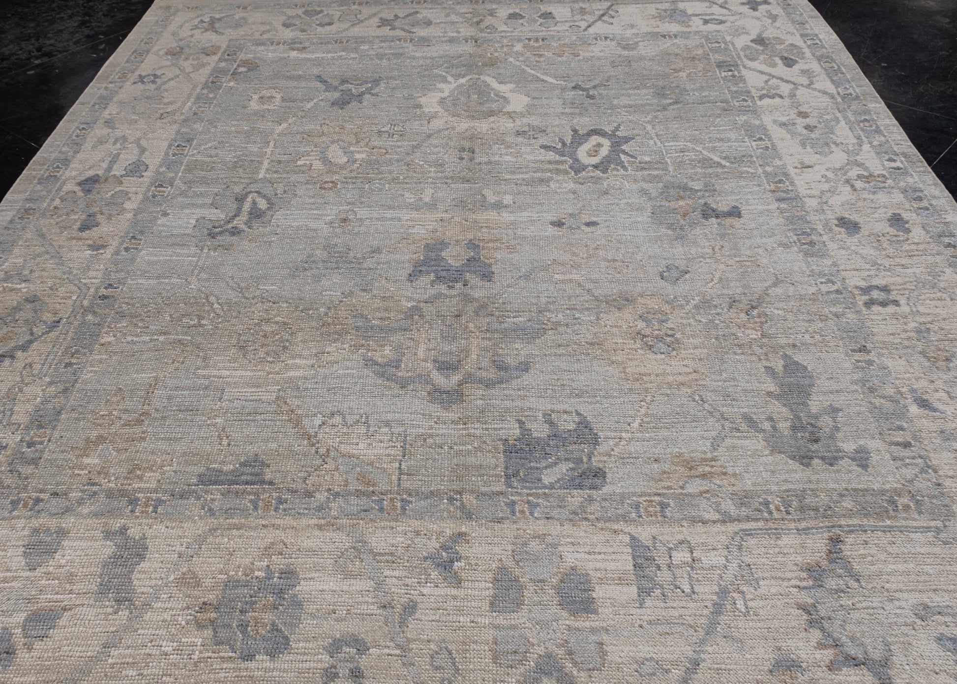 Turkish Oushak Rug 8'6" x 10'7" #12192