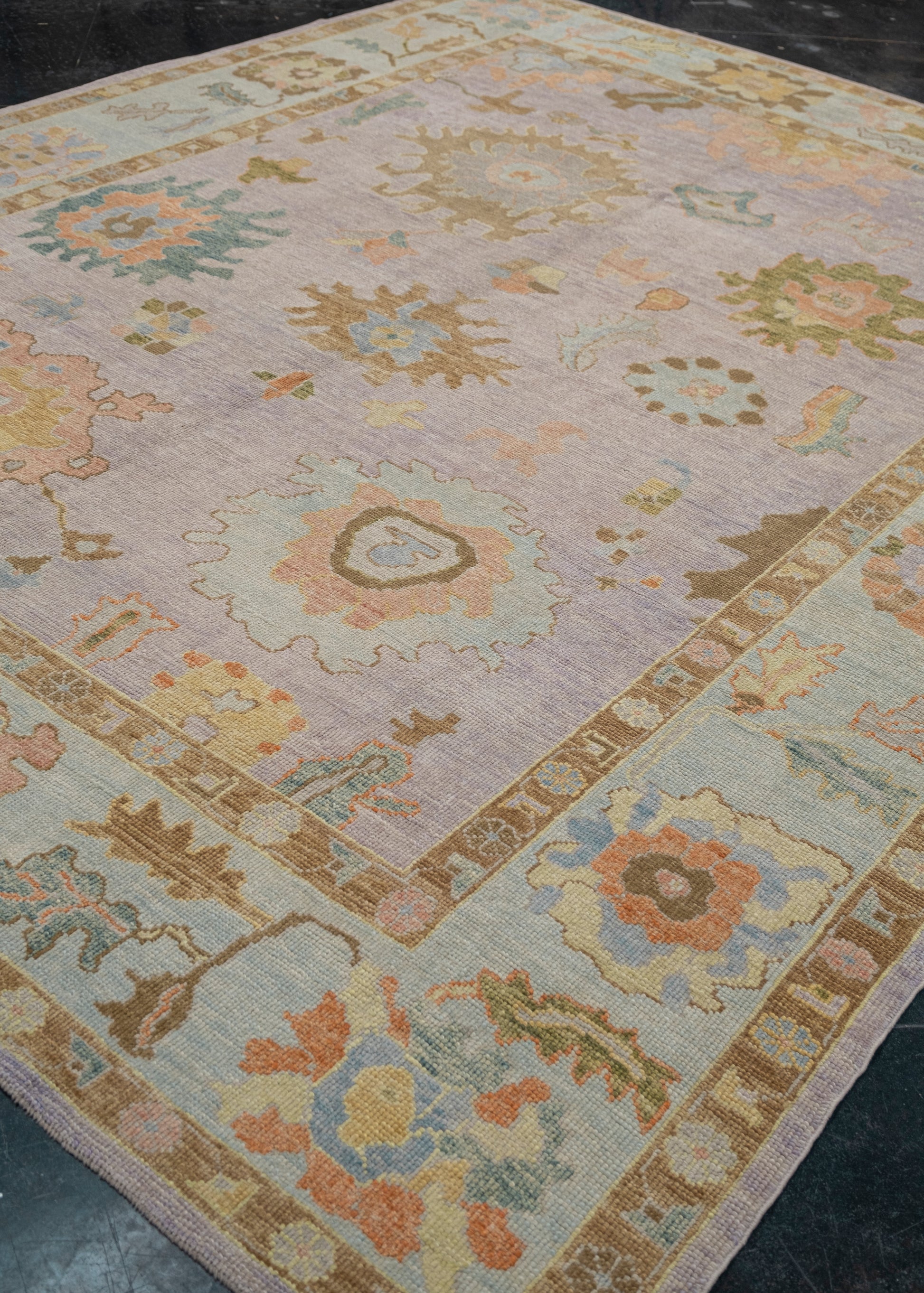 Turkish Oushak Rug 9'5" x 11'11" #1044