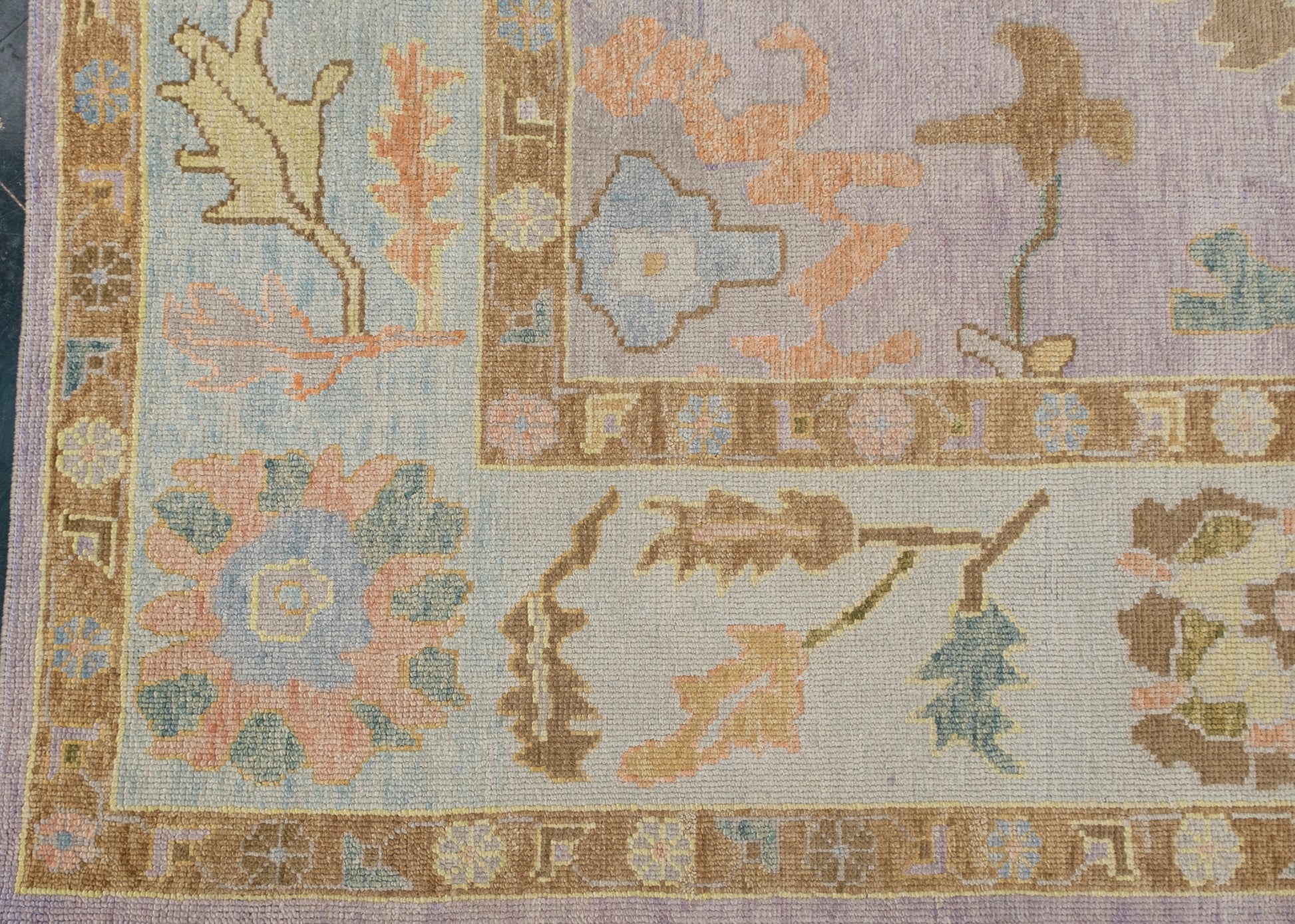 Turkish Oushak Rug 9'5" x 11'11" #1044