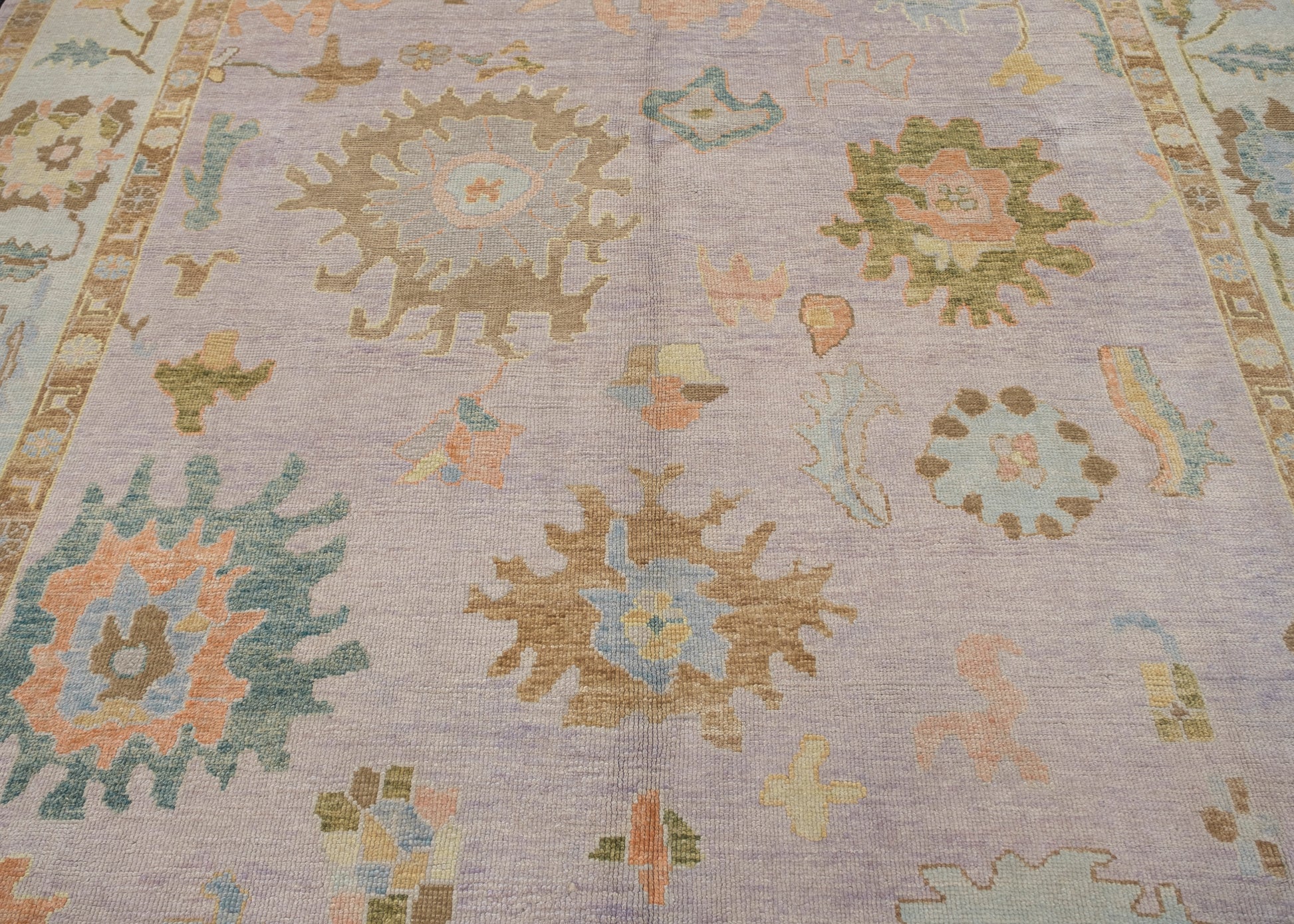 Turkish Oushak Rug 9'5" x 11'11" #1044