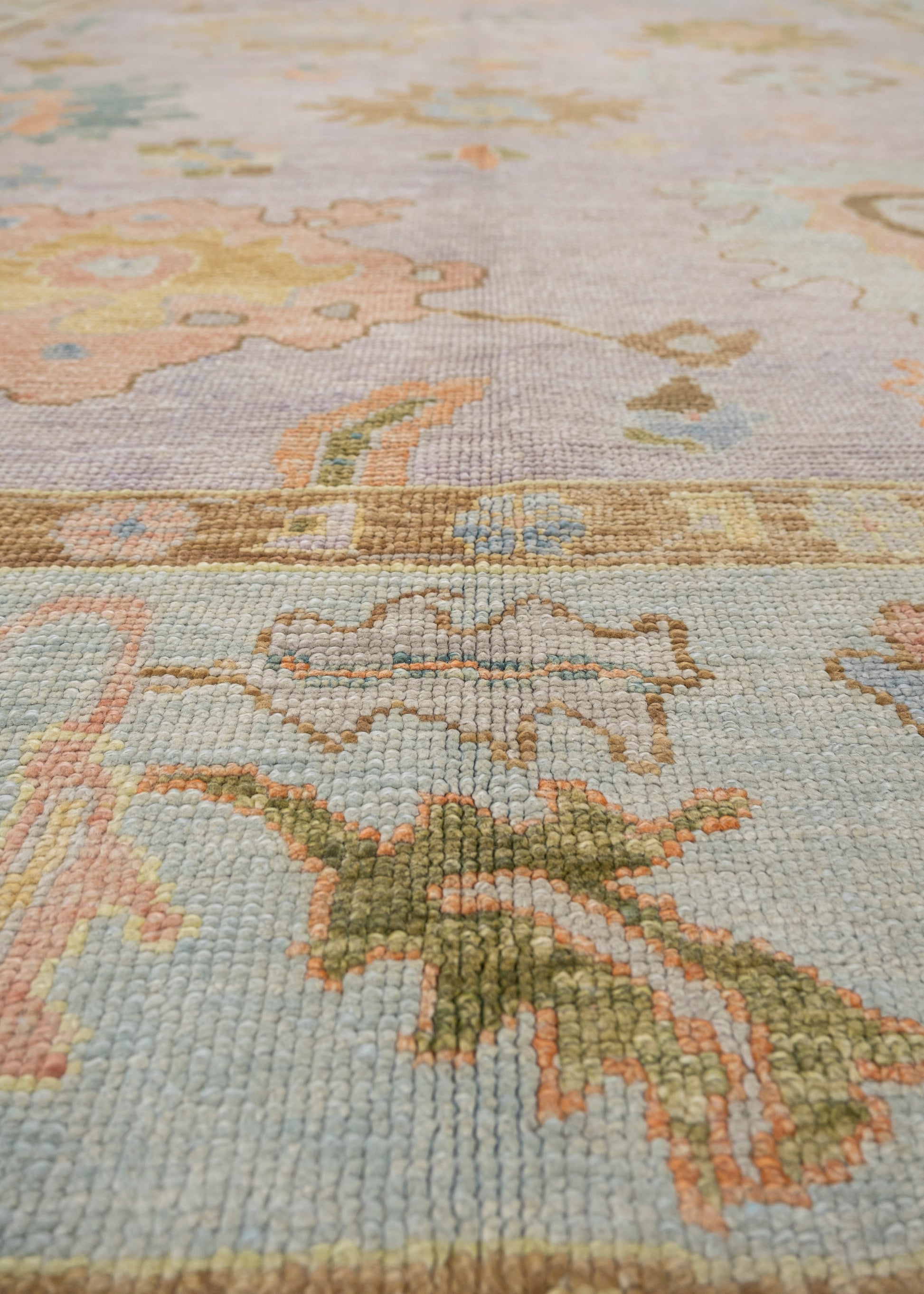 Turkish Oushak Rug 9'5" x 11'11" #1044