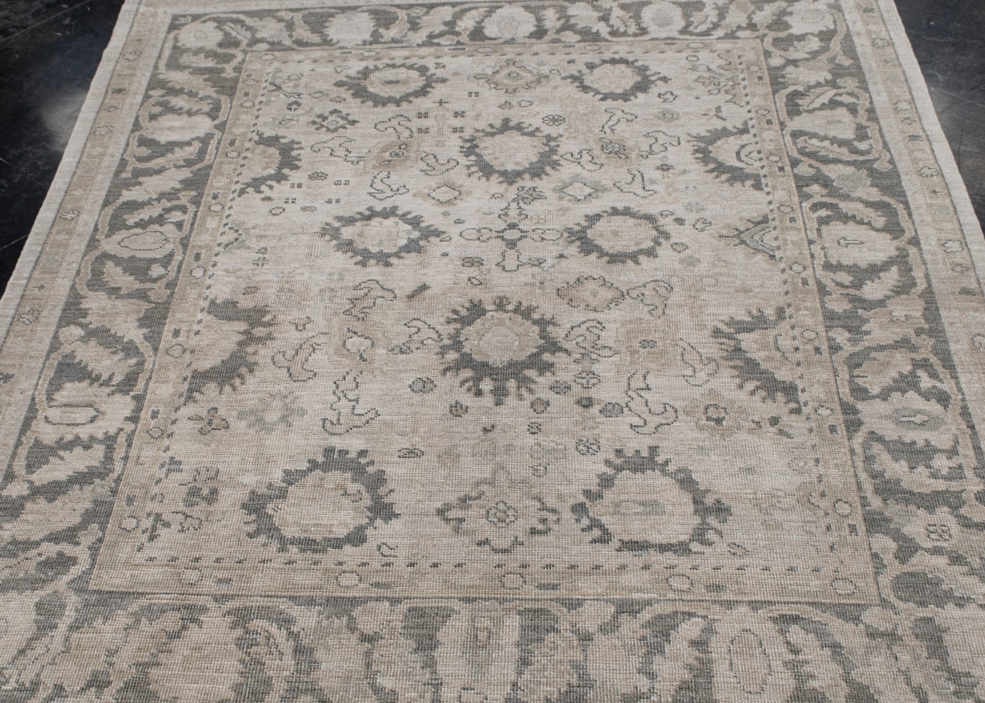 Turkish Oushak Rug 7'6" x 9'8" #11024