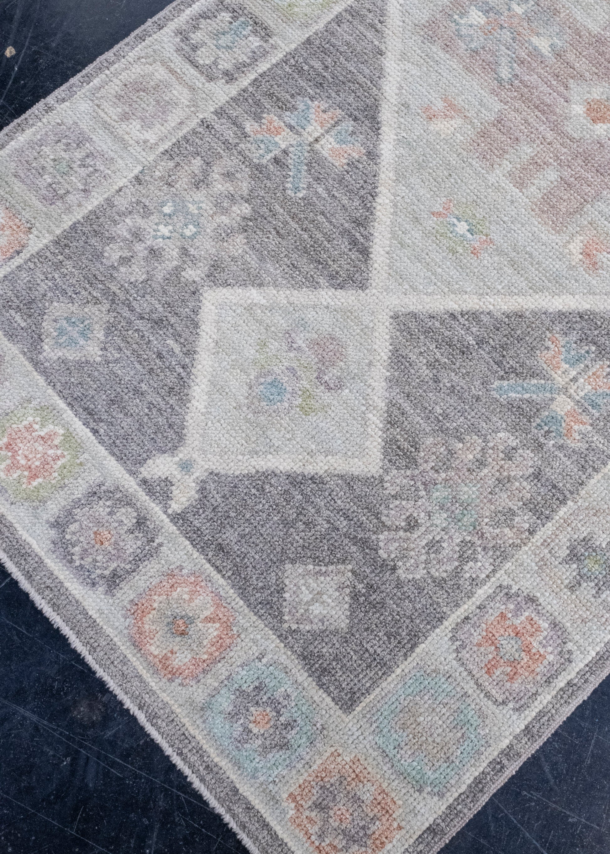 Turkish Oushak Rug 2'11" x 6'9" #16326