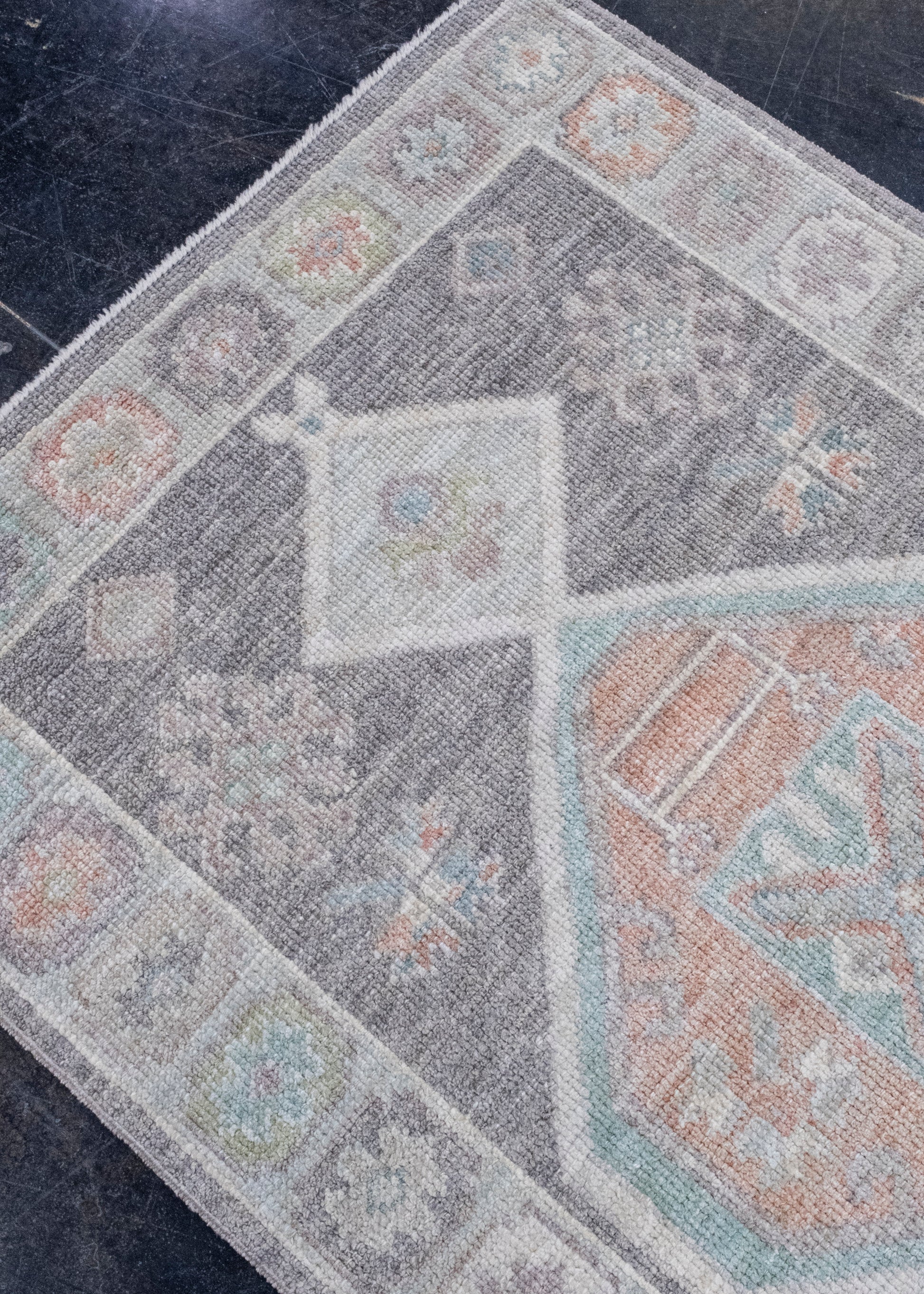 Turkish Oushak Rug 2'11" x 6'9" #16326