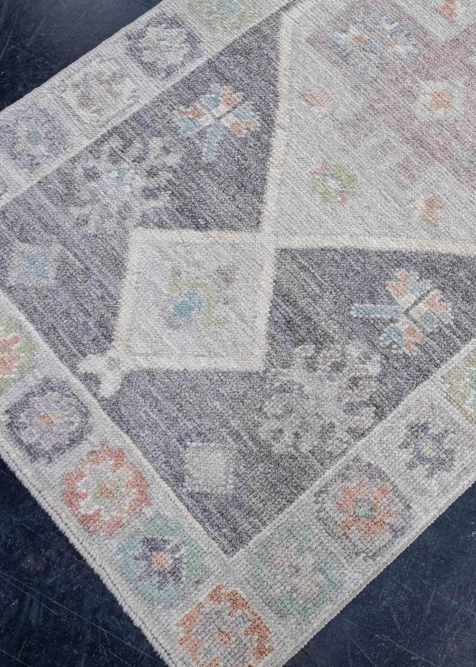 Turkish Oushak Rug 2'10" x 6'8" #16390
