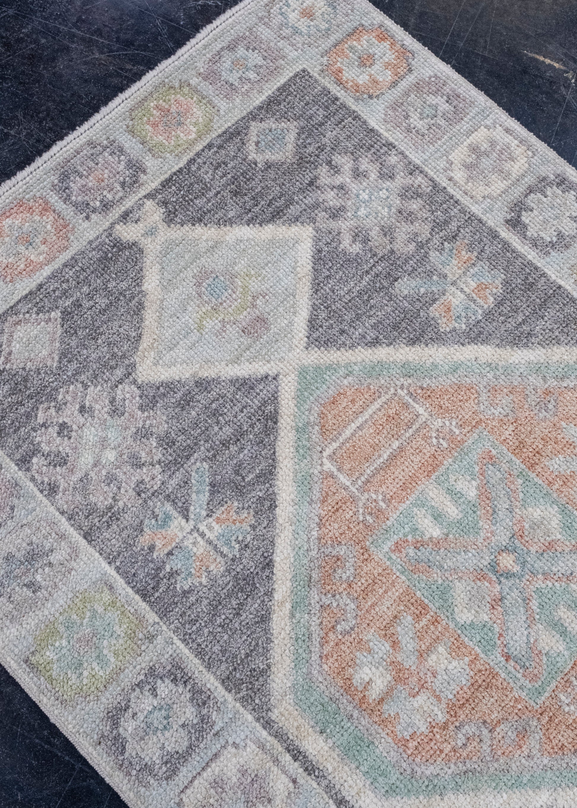 Turkish Oushak Rug 2'10" x 6'8" #16390