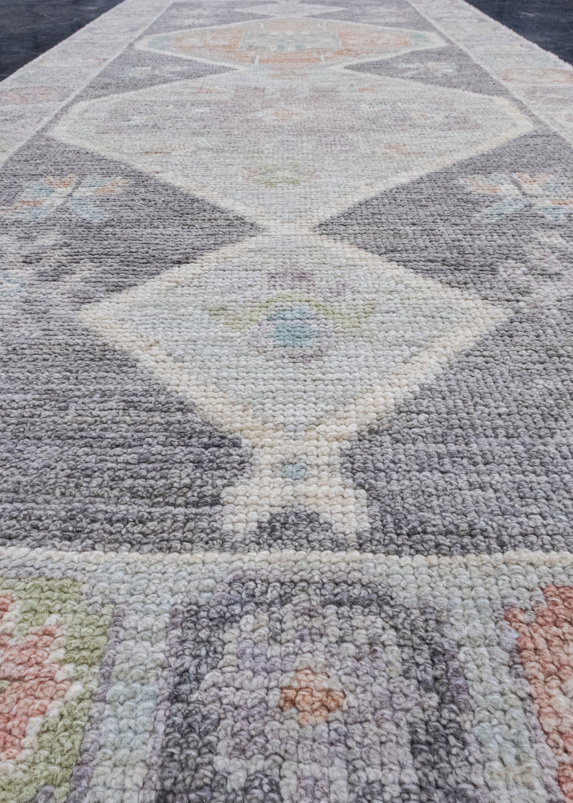 Turkish Oushak Rug 2'10" x 6'8" #16390