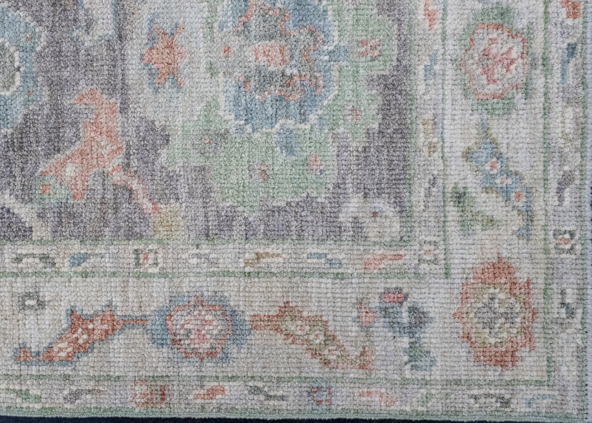 Turkish Oushak Rug 2'8" x 6'6" #16204
