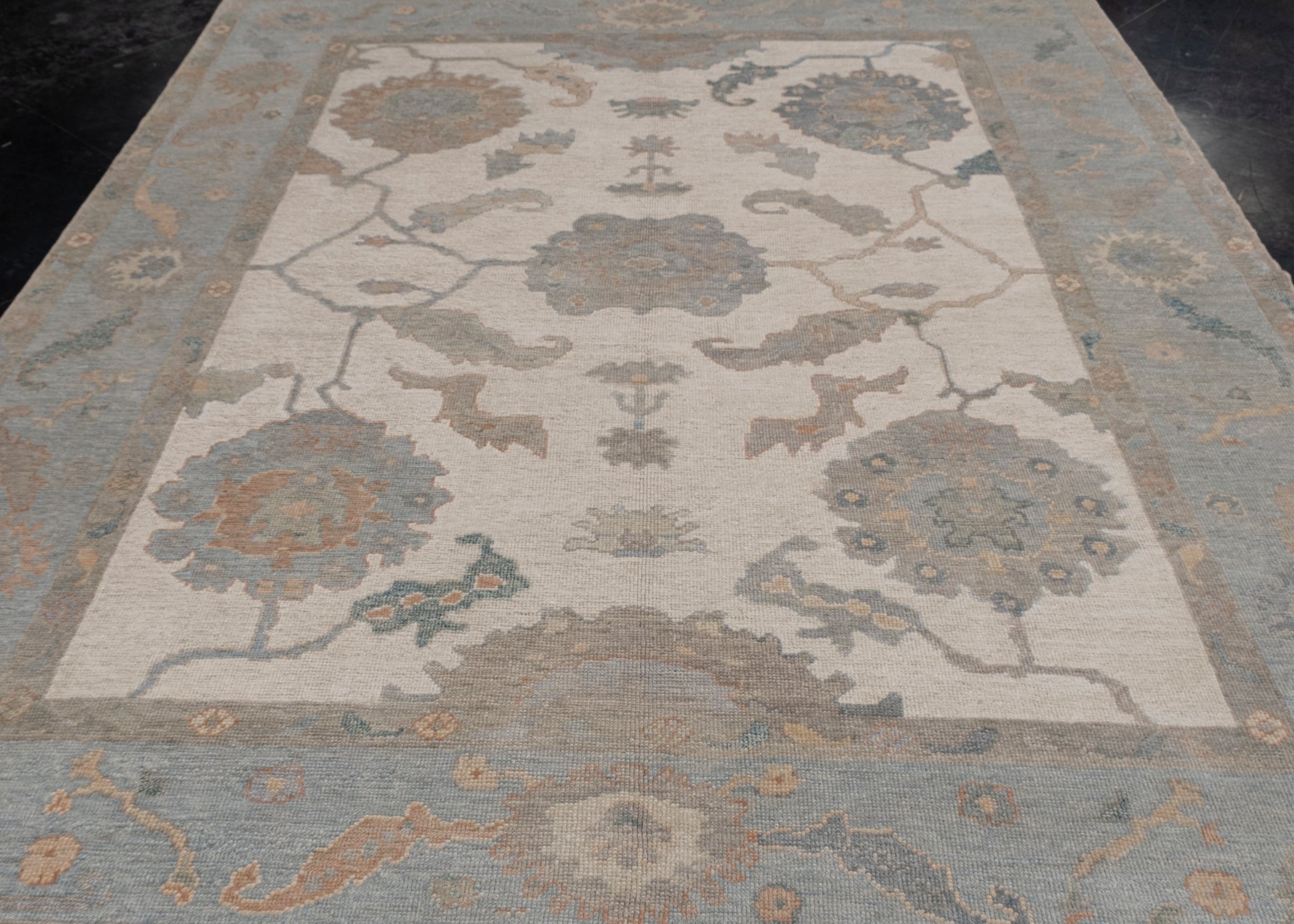 Turkish Oushak Rug 7'11" x 9'11" #12032