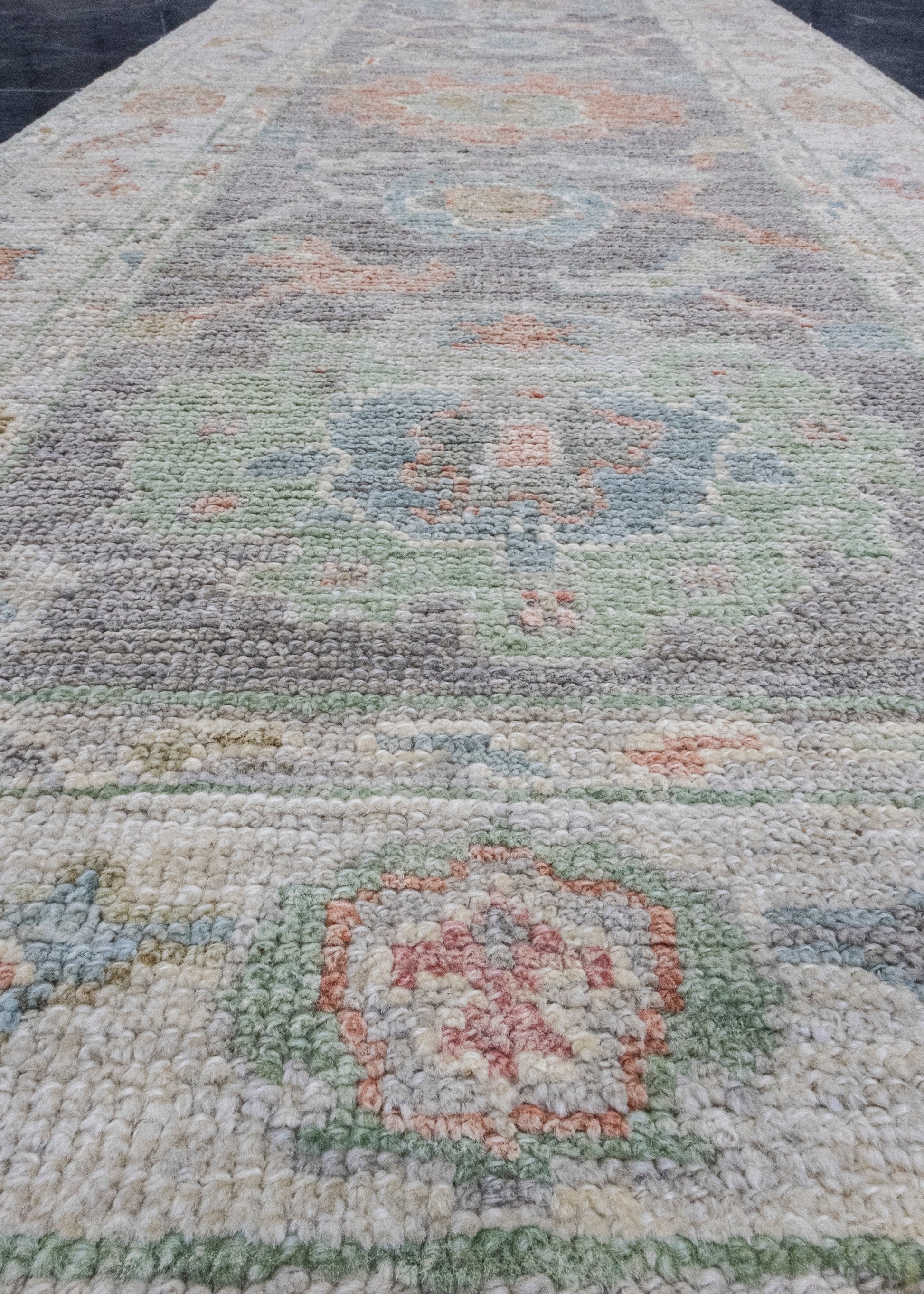 Turkish Oushak Rug 2'8" x 6'6" #16204