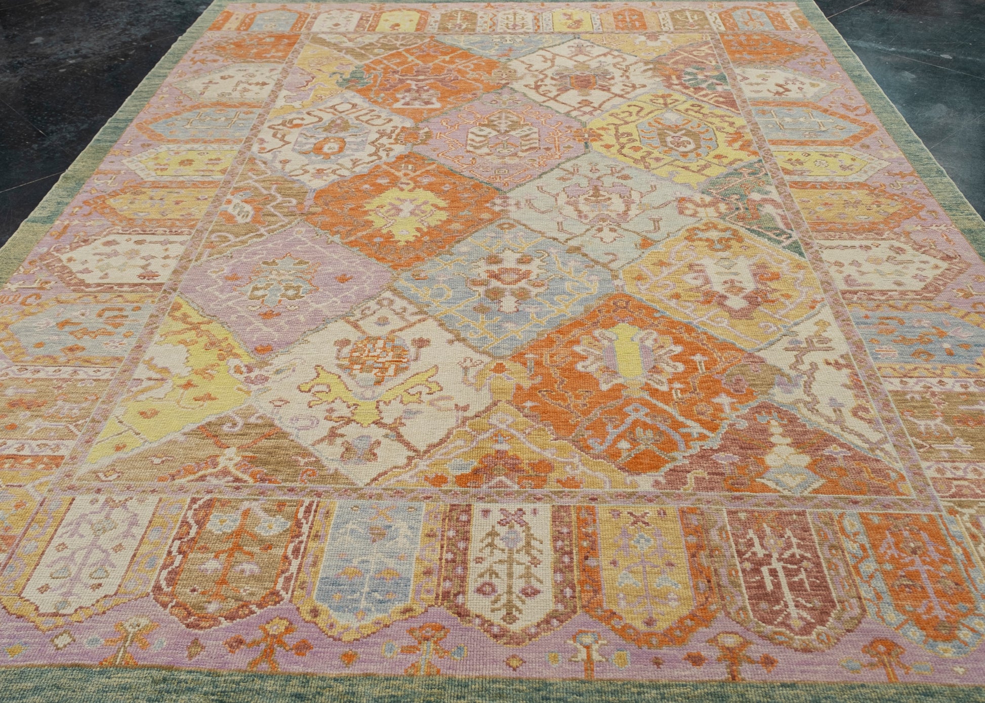 Turkish Oushak Rug 9' x 11'9" #167