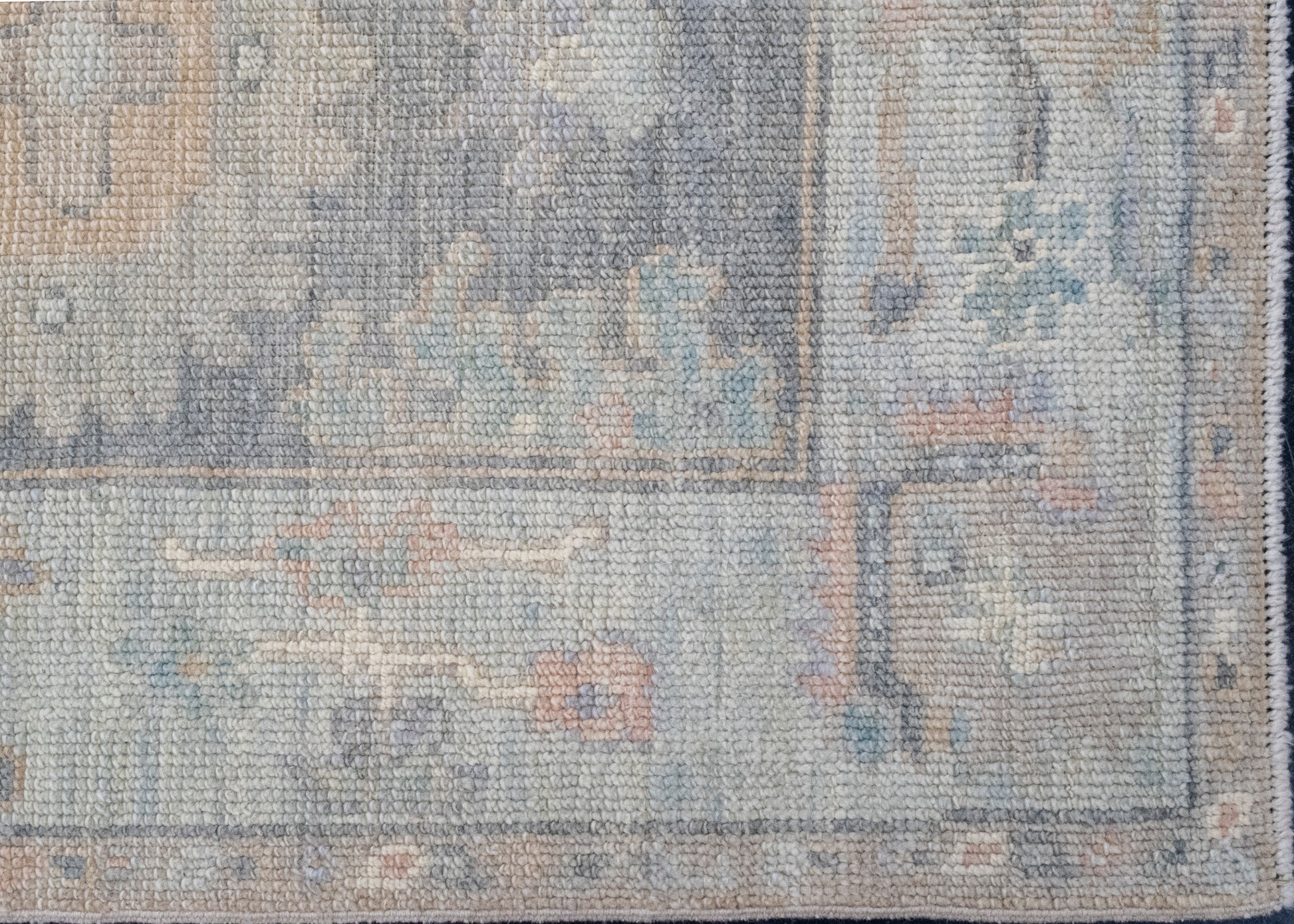 Turkish Oushak Runner Rug 2'9" x 7' #16582