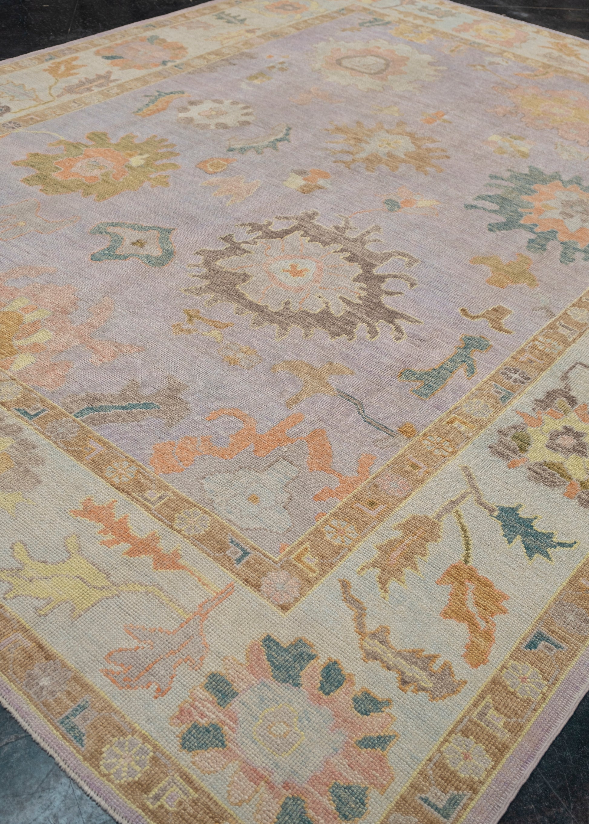 Turkish Oushak Rug 9'9" x 12'5" #1012