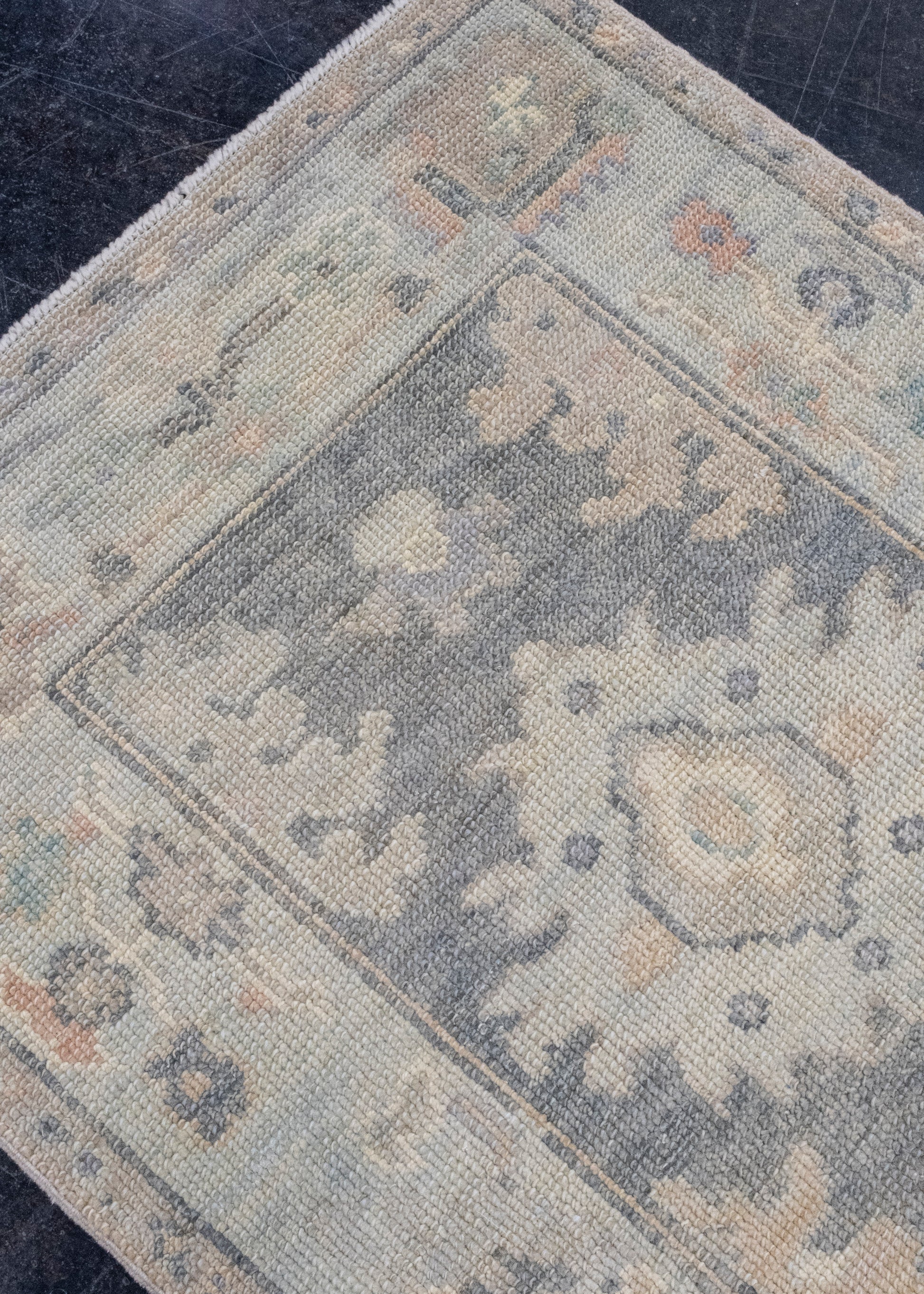 Turkish Oushak Runner Rug 2'9" x 7' #16582