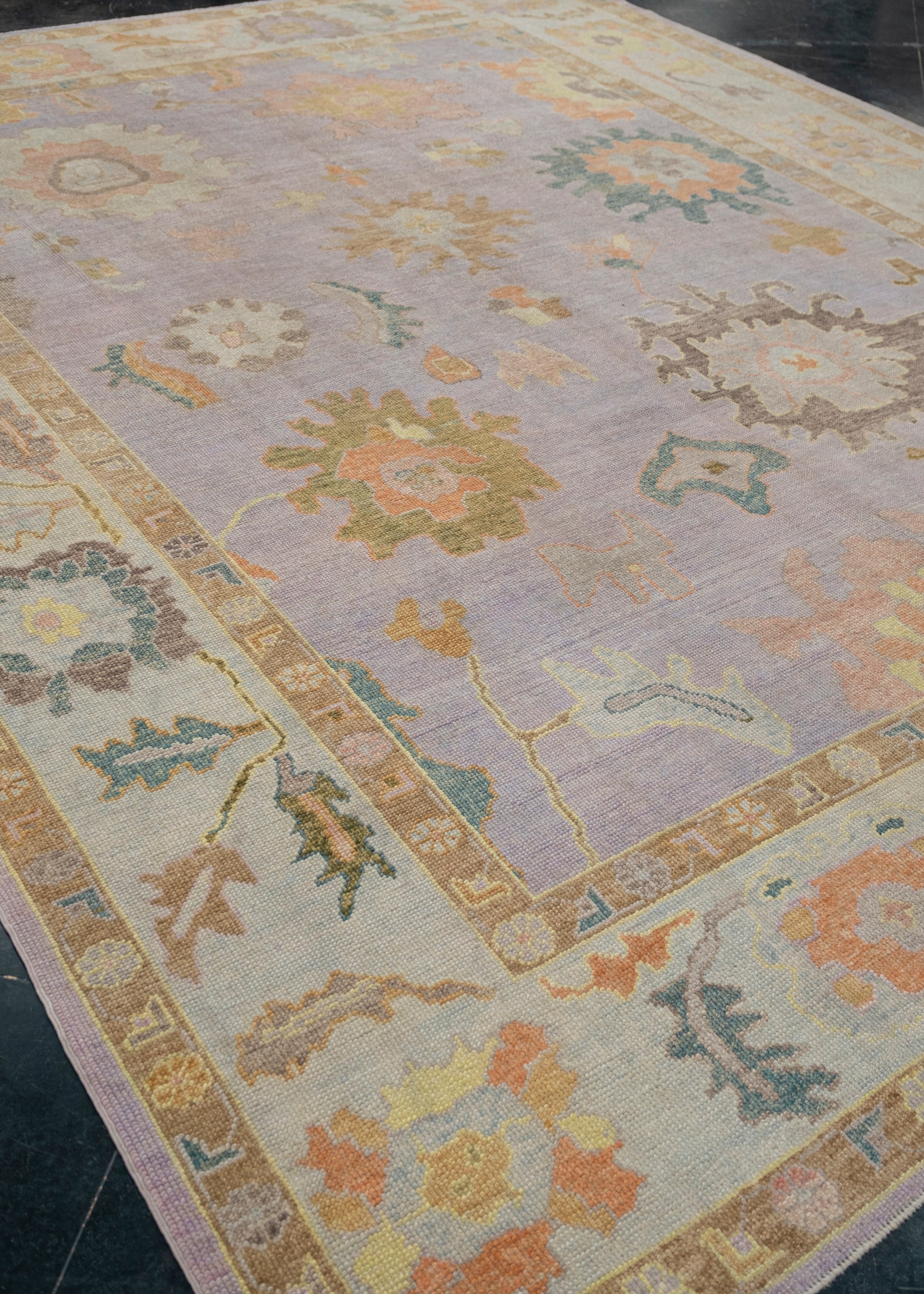 Turkish Oushak Rug 9'9" x 12'5" #1012