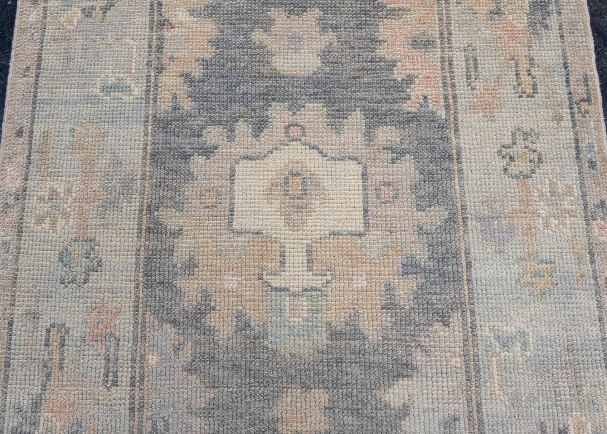 Turkish Oushak Runner Rug 2'9" x 7' #16582