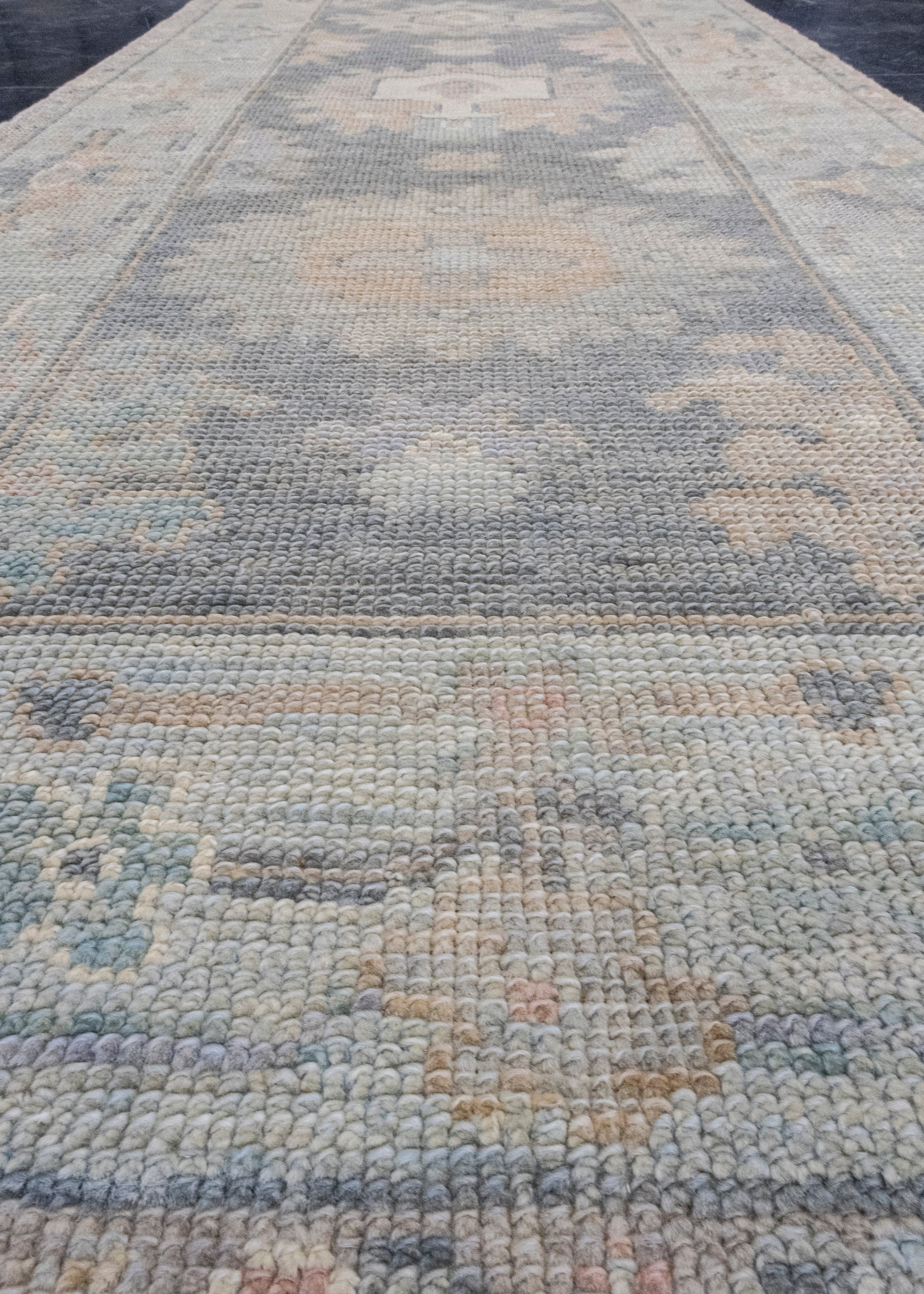 Turkish Oushak Runner Rug 2'9" x 7' #16582