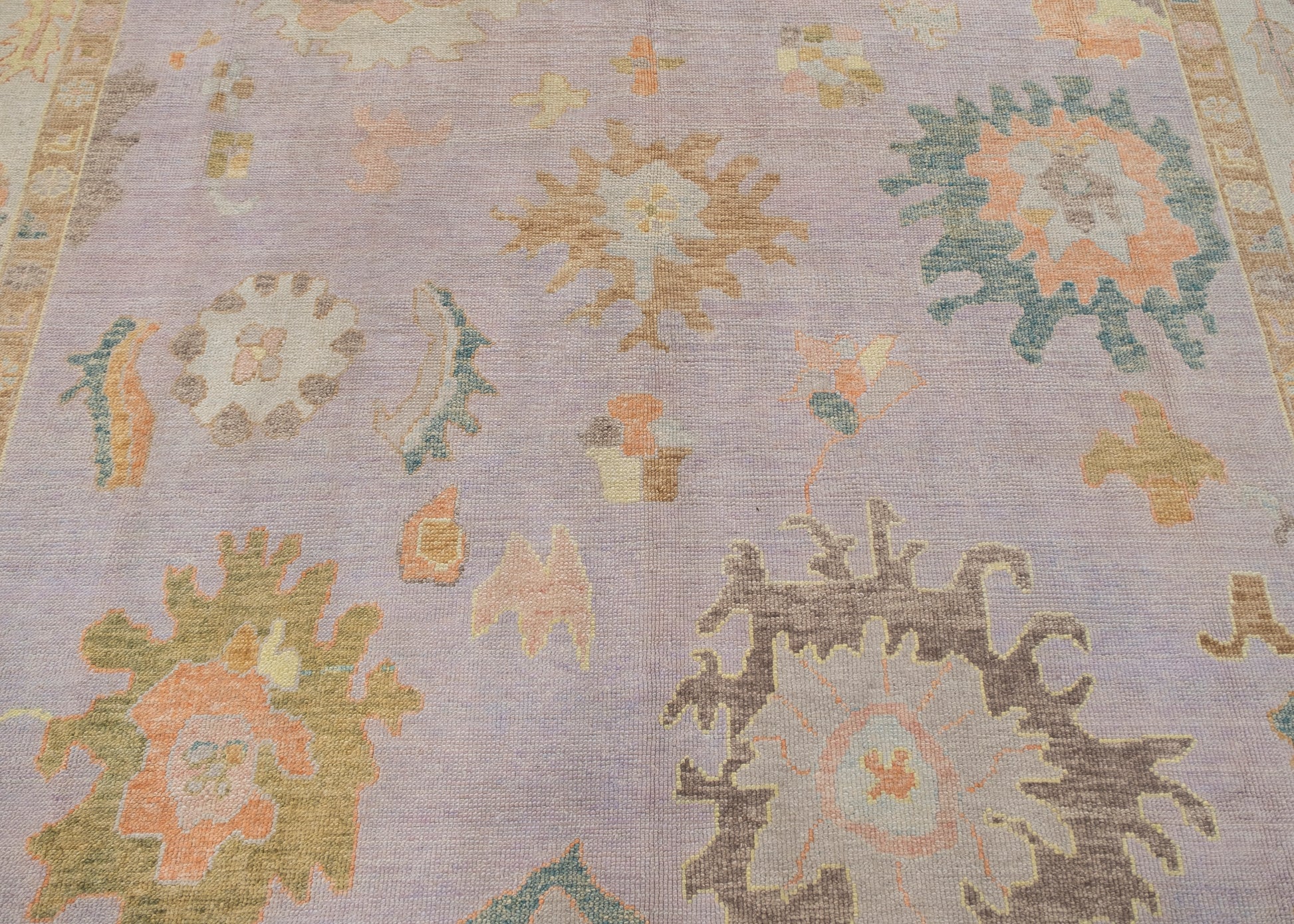 Turkish Oushak Rug 9'9" x 12'5" #1012