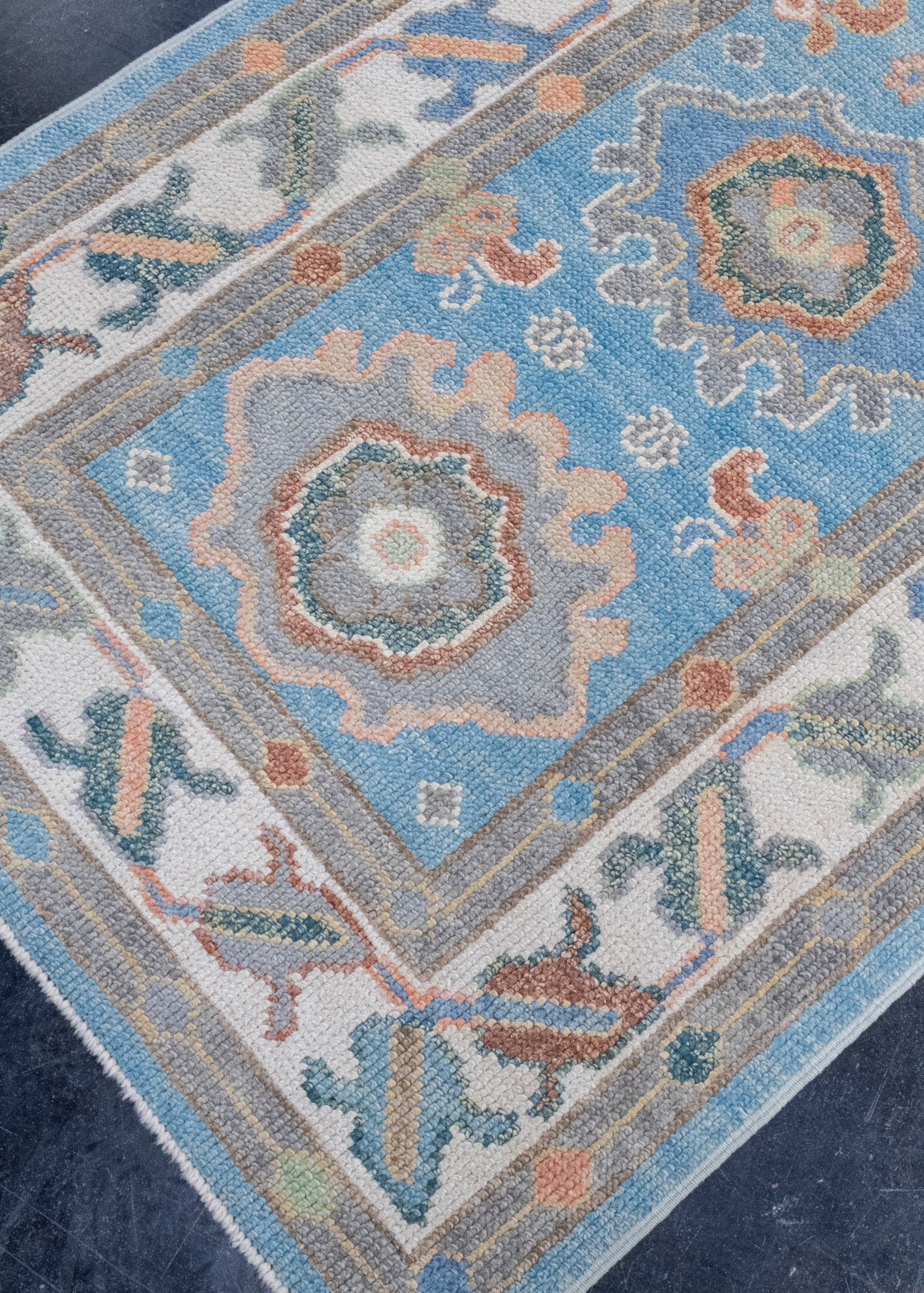 Turkish Oushak Rug 2'9" x 5'10" #16746