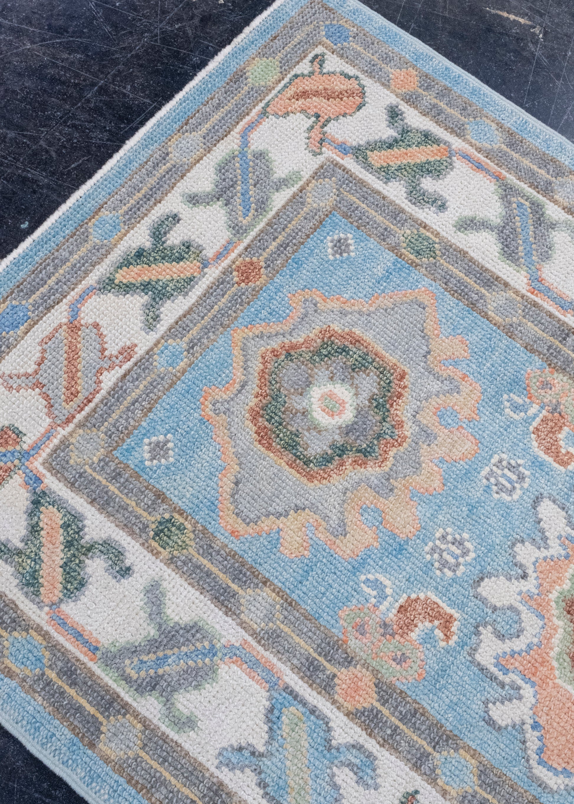 Turkish Oushak Rug 2'9" x 5'10" #16746