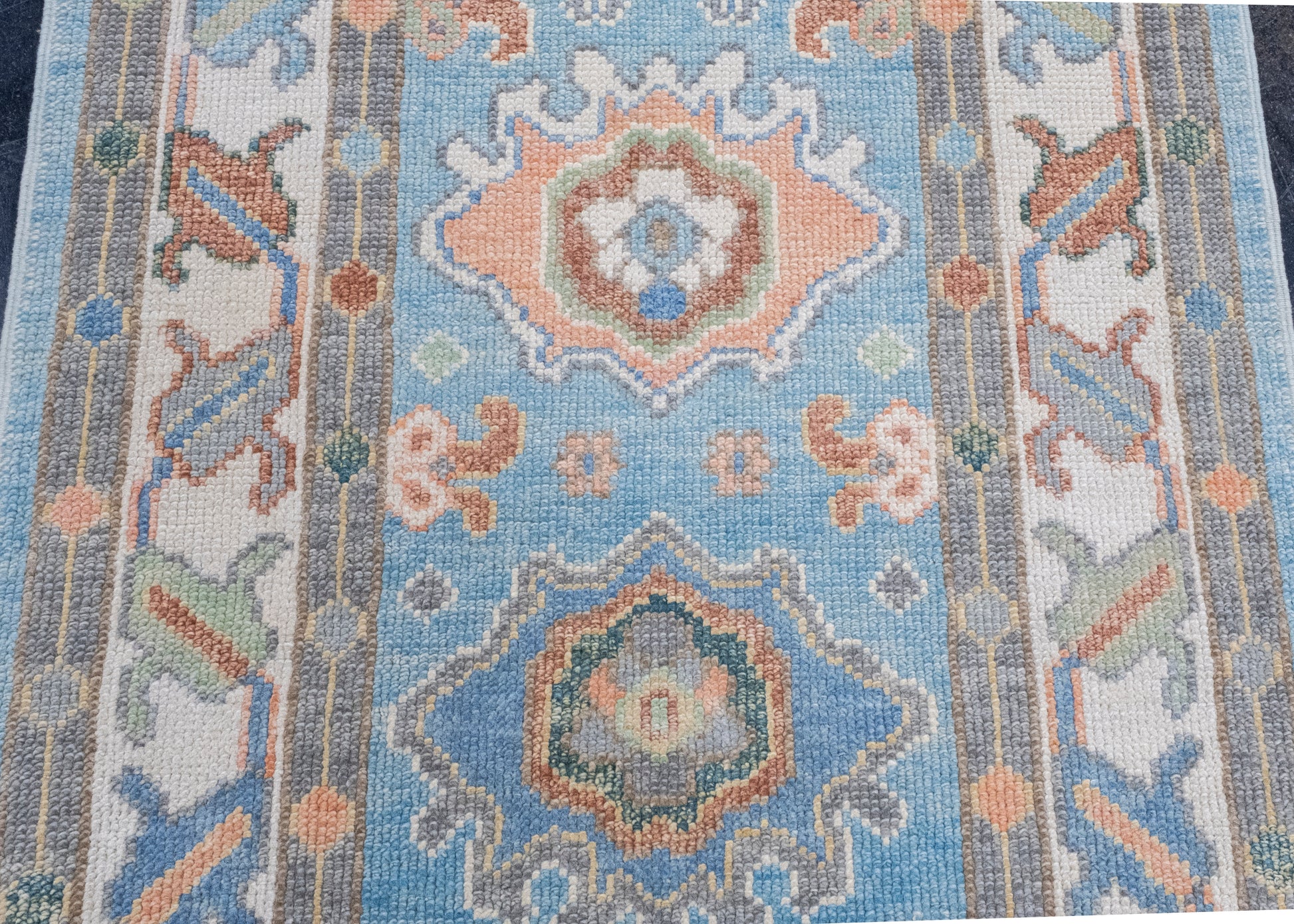 Turkish Oushak Rug 2'9" x 5'10" #16746