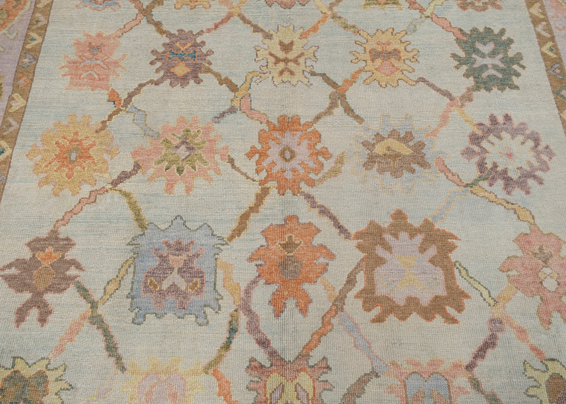 Turkish Oushak Rug 9'10" x 12'5" #2150