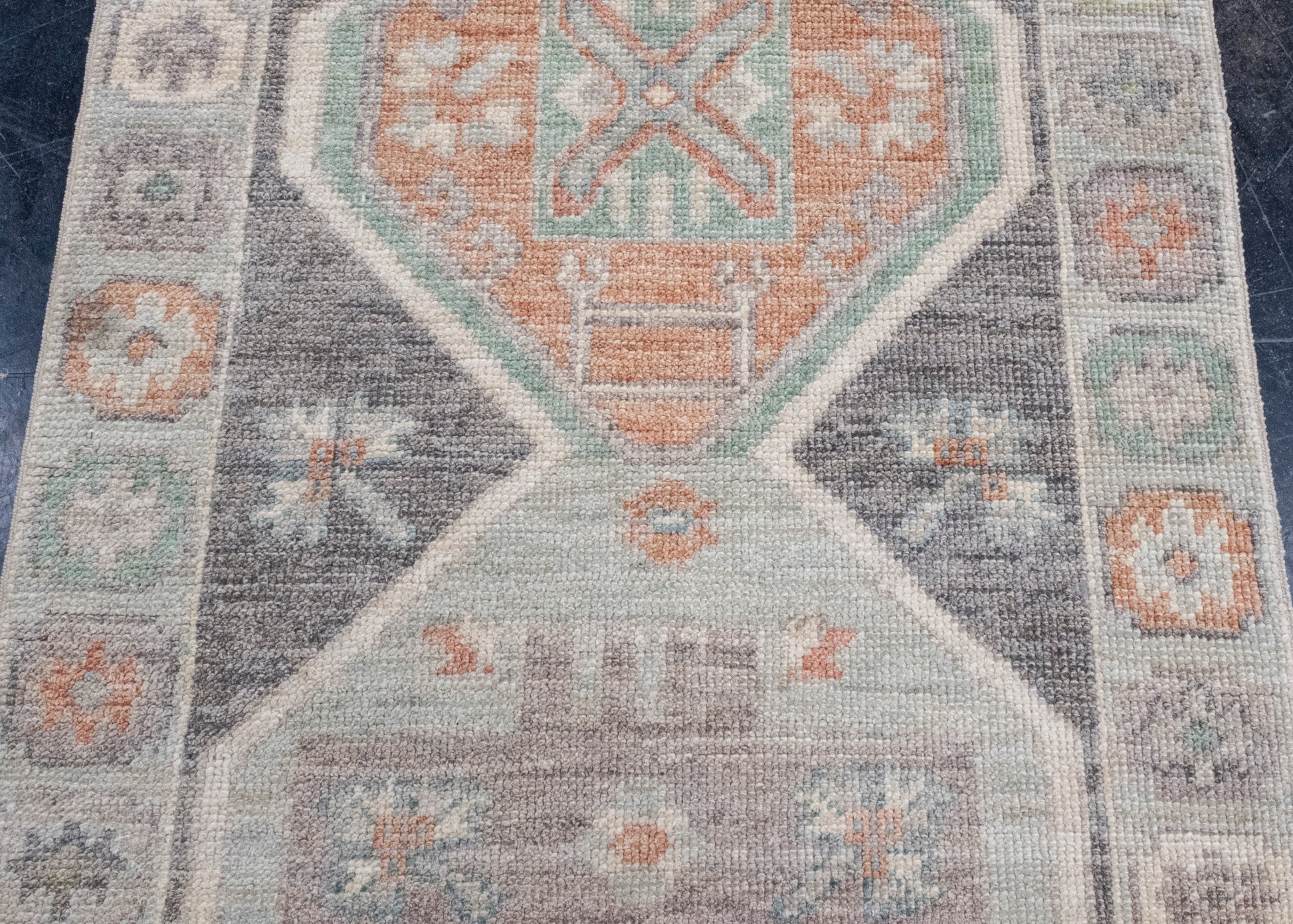 Turkish Oushak Rug 2'10" x 6'7" #16394