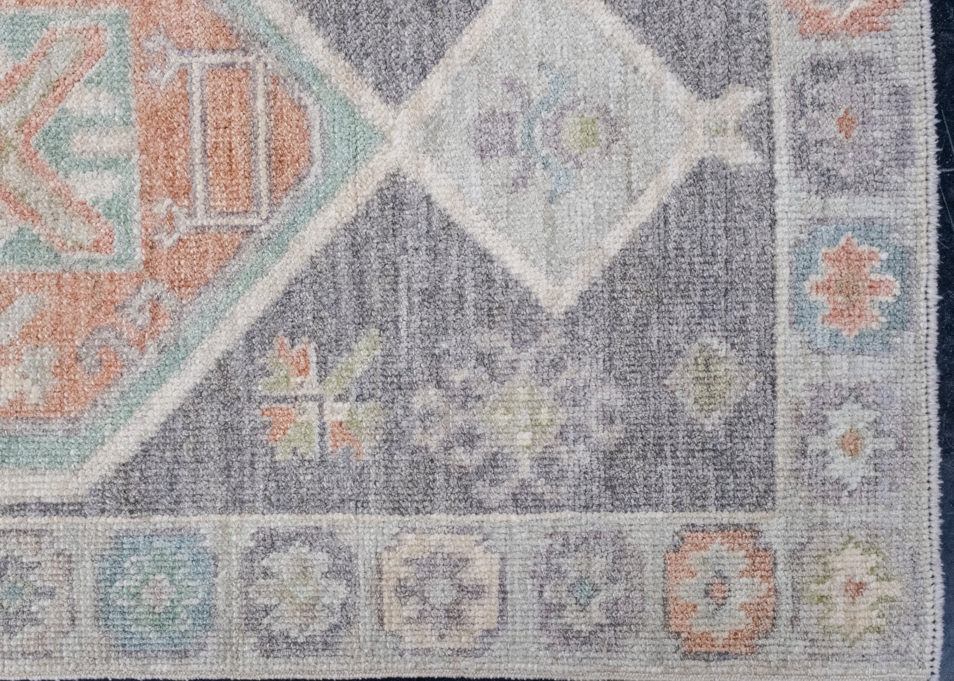 Turkish Oushak Rug 2'10" x 6'7" #16368