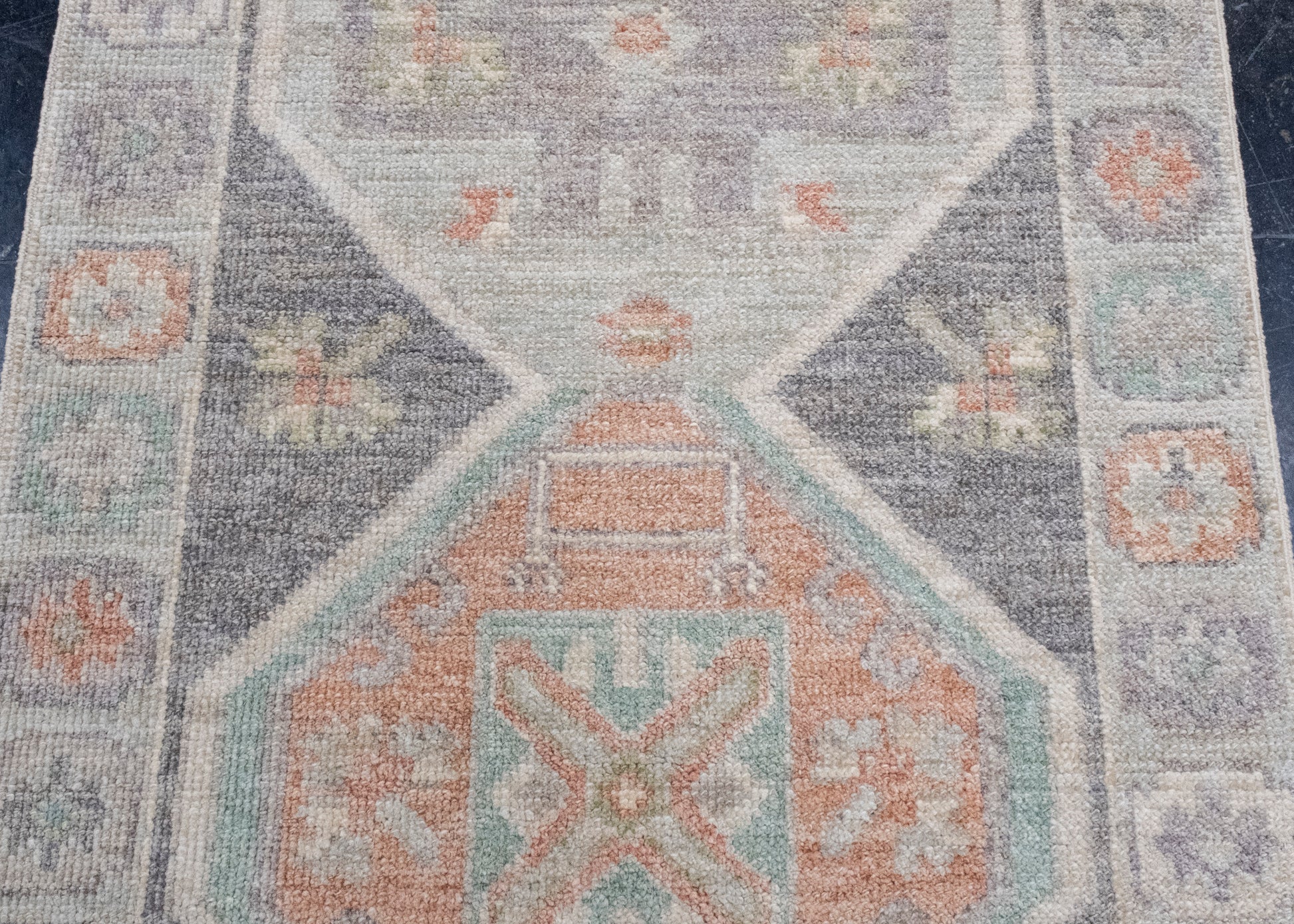 Turkish Oushak Rug 2'10" x 6'7" #16368