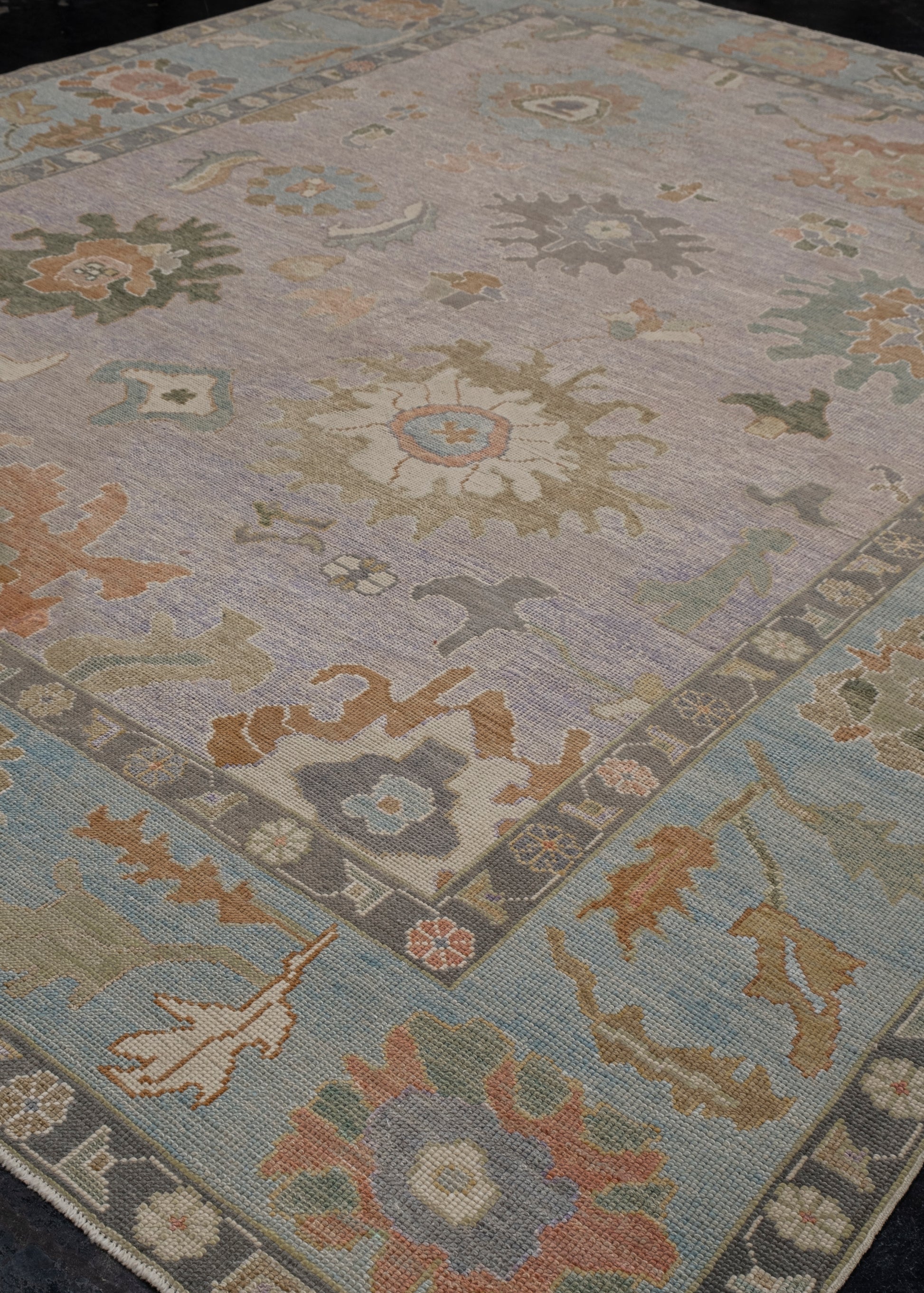 Turkish Oushak Rug 9'2" x 11'10" #12020