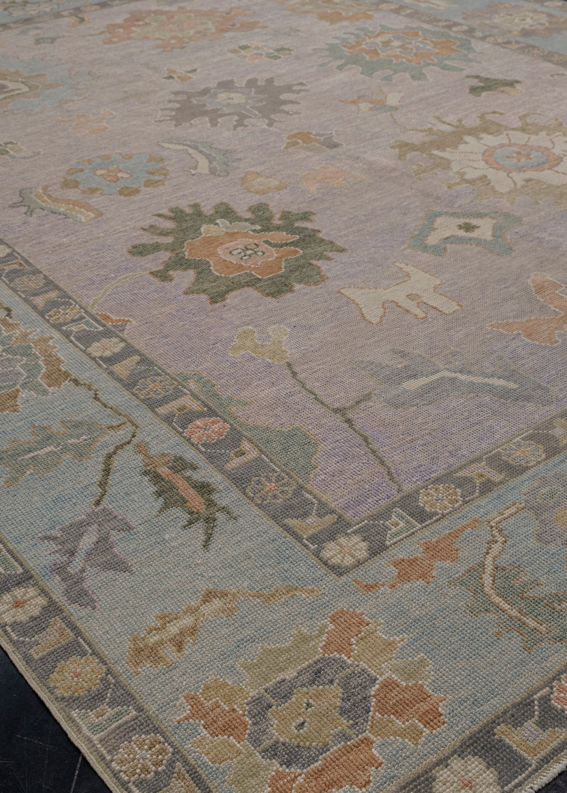 Turkish Oushak Rug 9'2" x 11'10" #12020