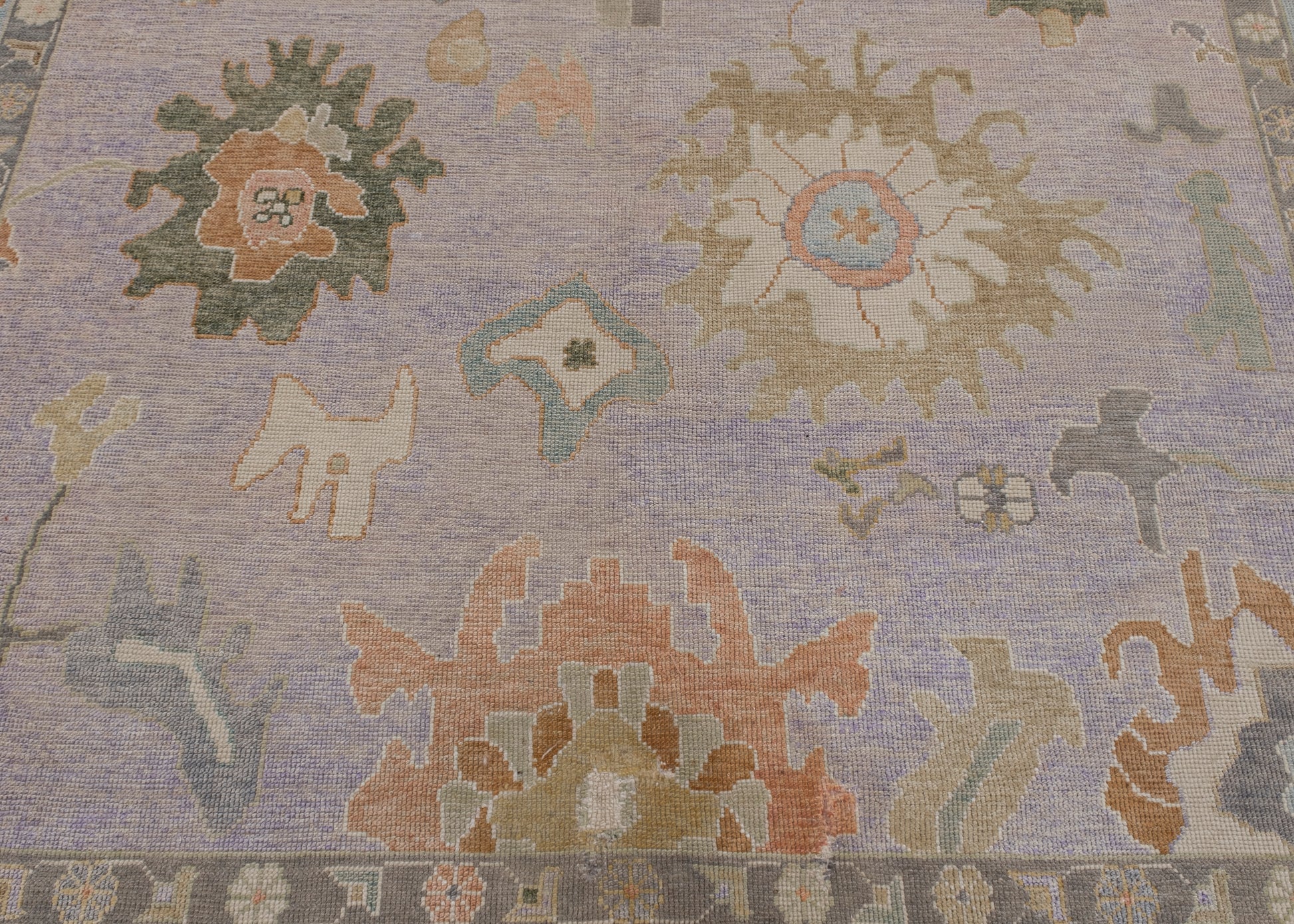 Turkish Oushak Rug 9'2" x 11'10" #12020