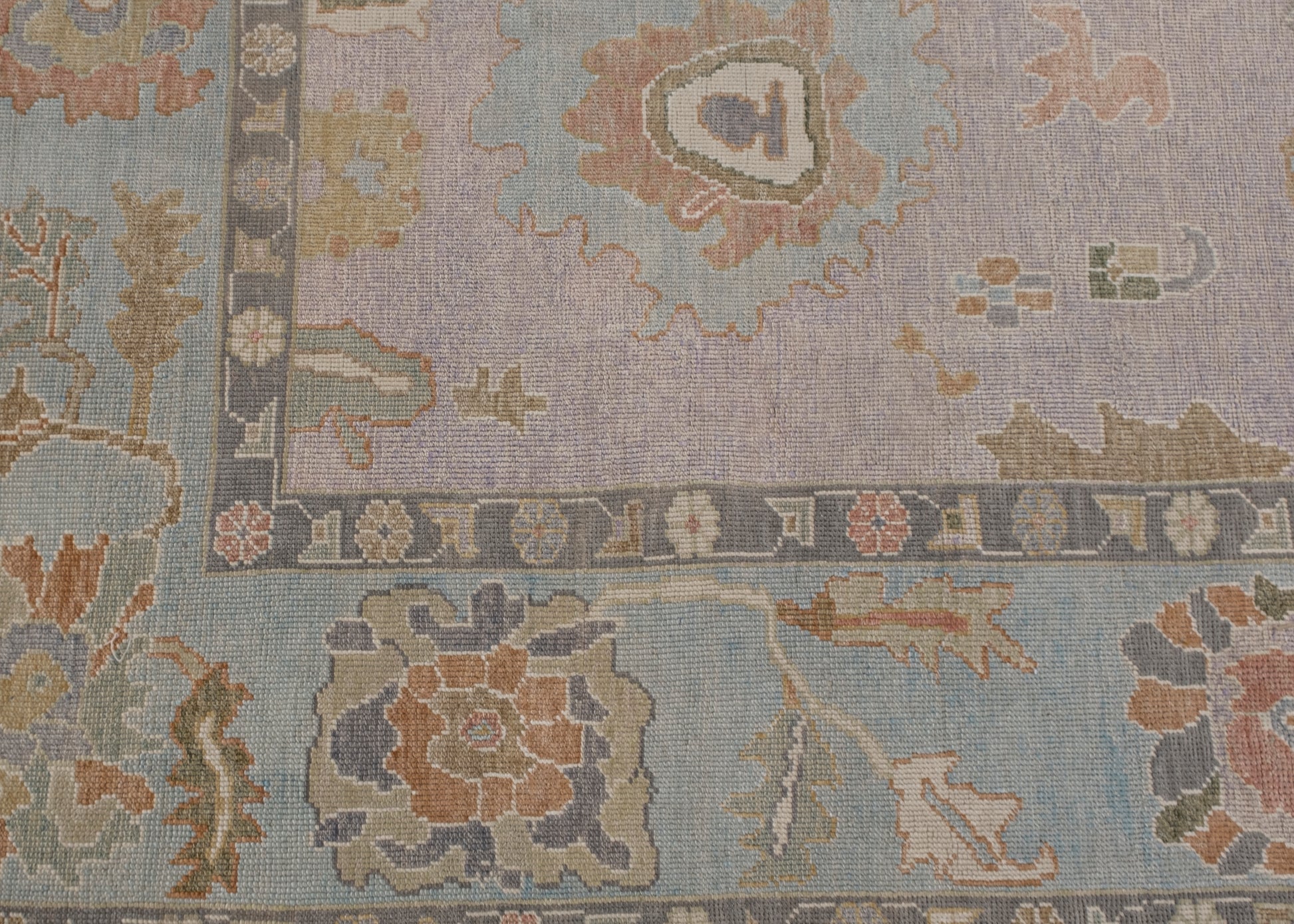 Turkish Oushak Rug 9'2" x 11'10" #12020