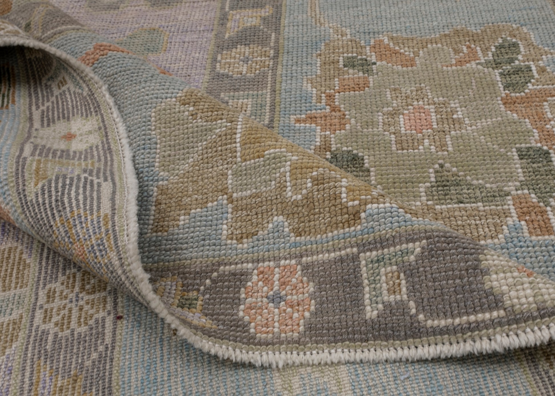 Turkish Oushak Rug 9'2" x 11'10" #12020