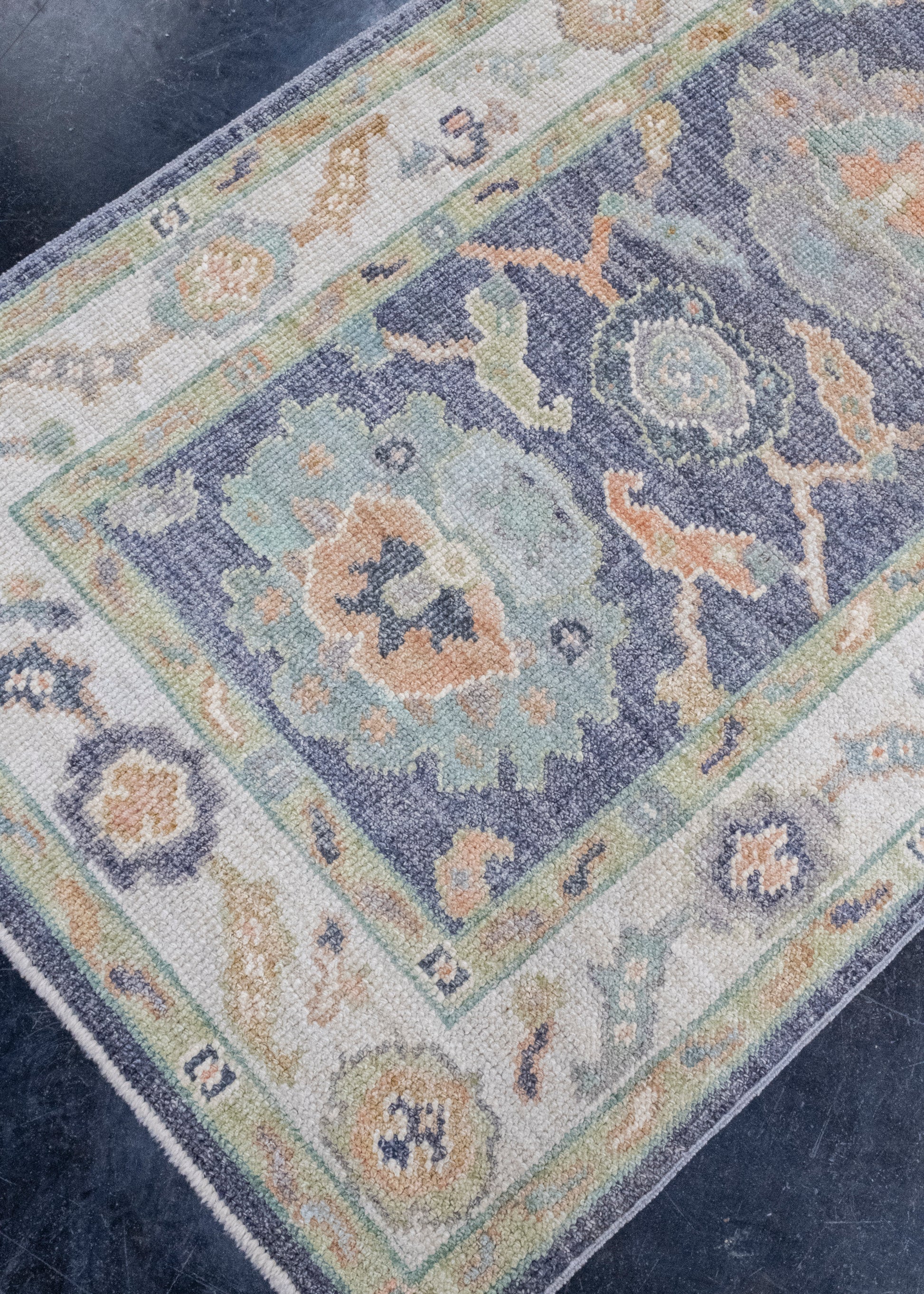Turkish Oushak Rug 2'8" x 5'10" #16713