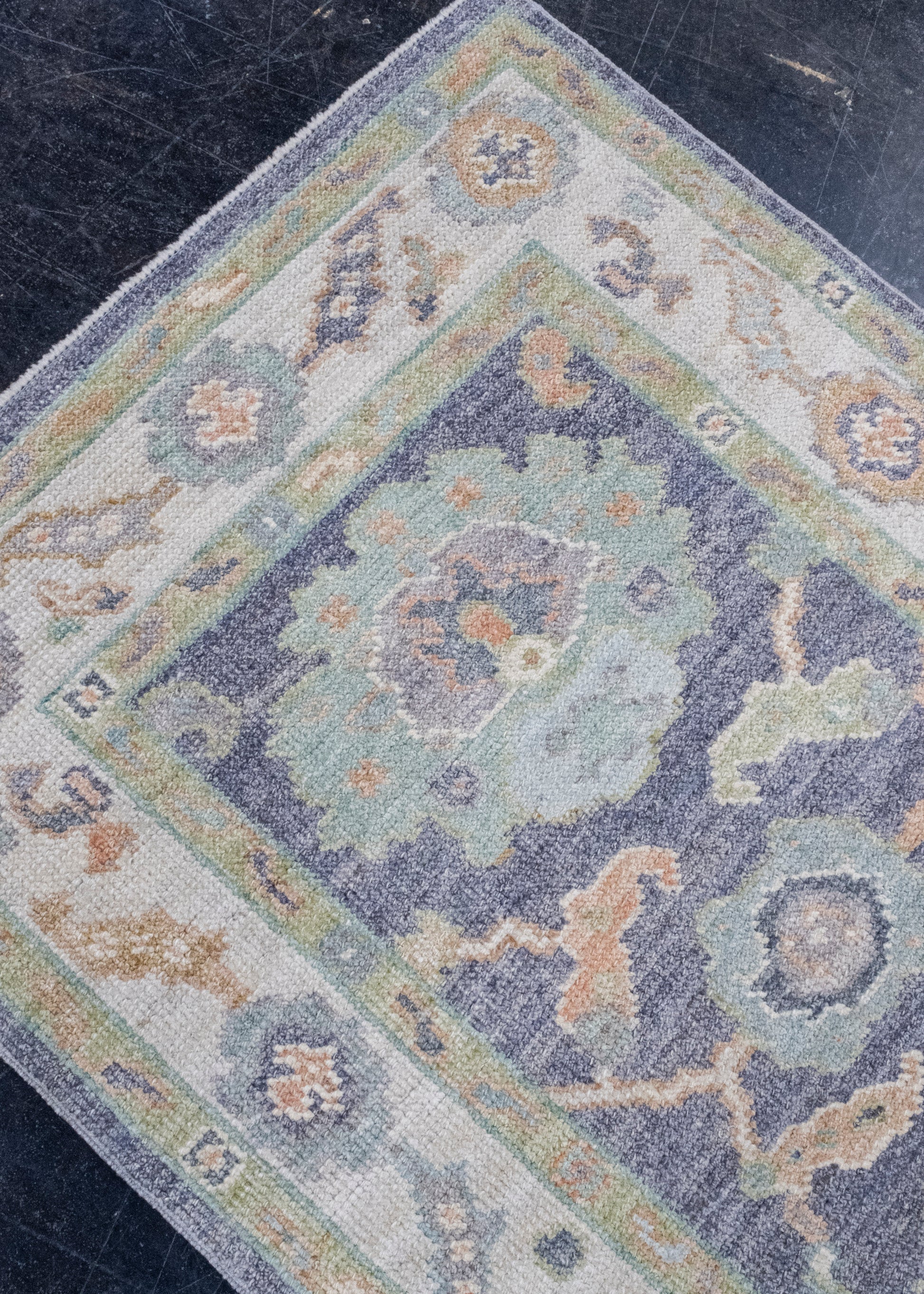 Turkish Oushak Rug 2'8" x 5'10" #16713