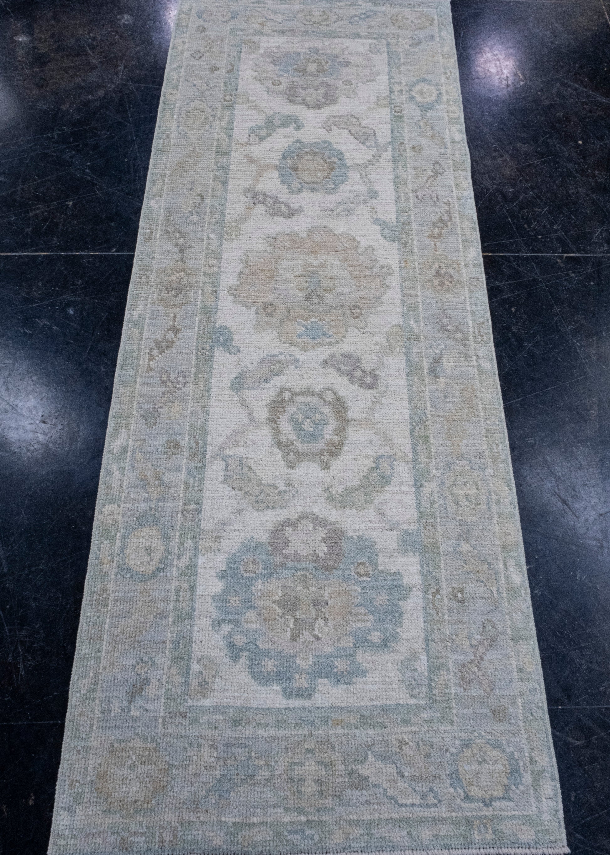 Turkish Oushak Rug 2'5" x 6'7" #16337