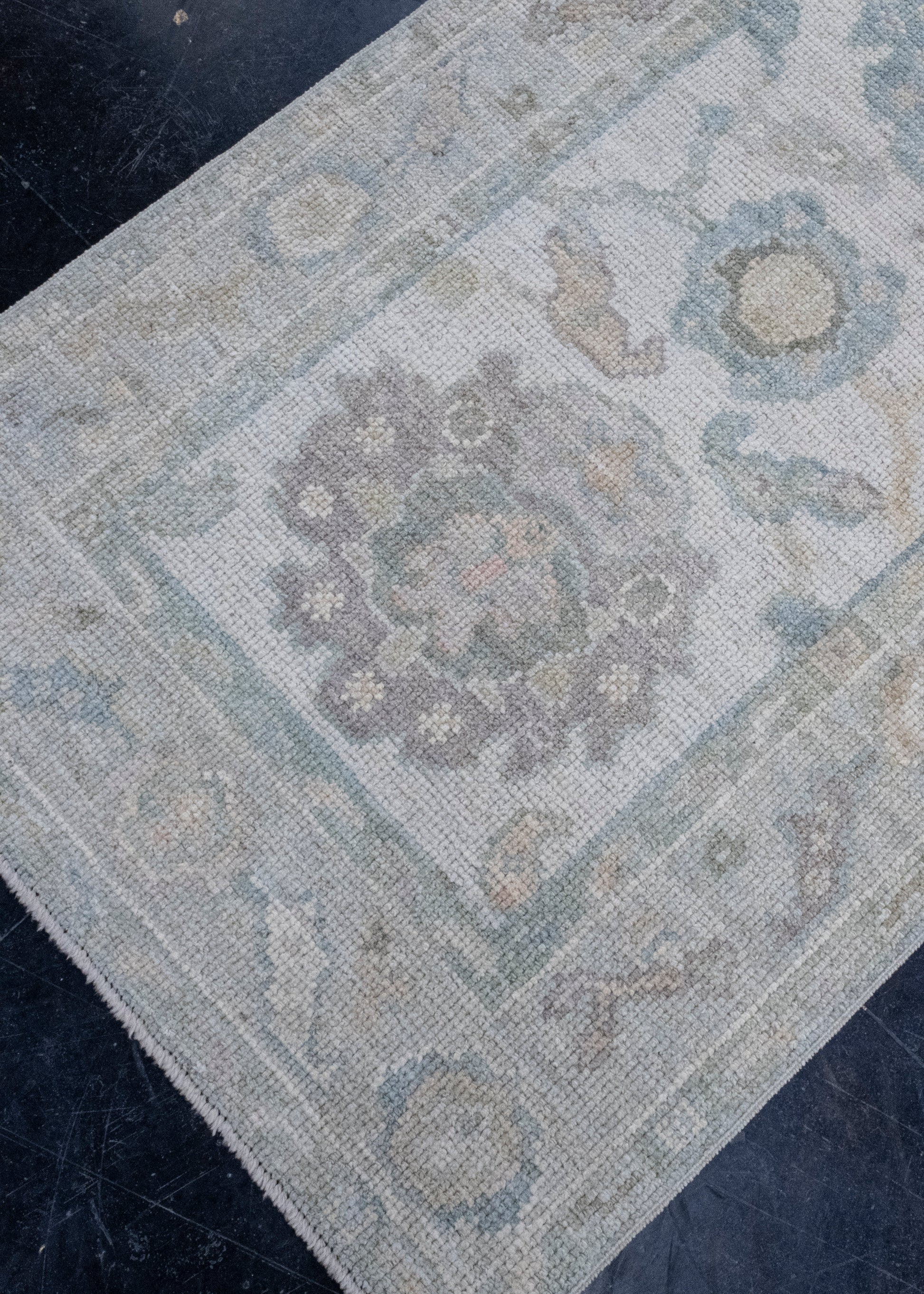 Turkish Oushak Runner Rug 2'7" x 8' #16329