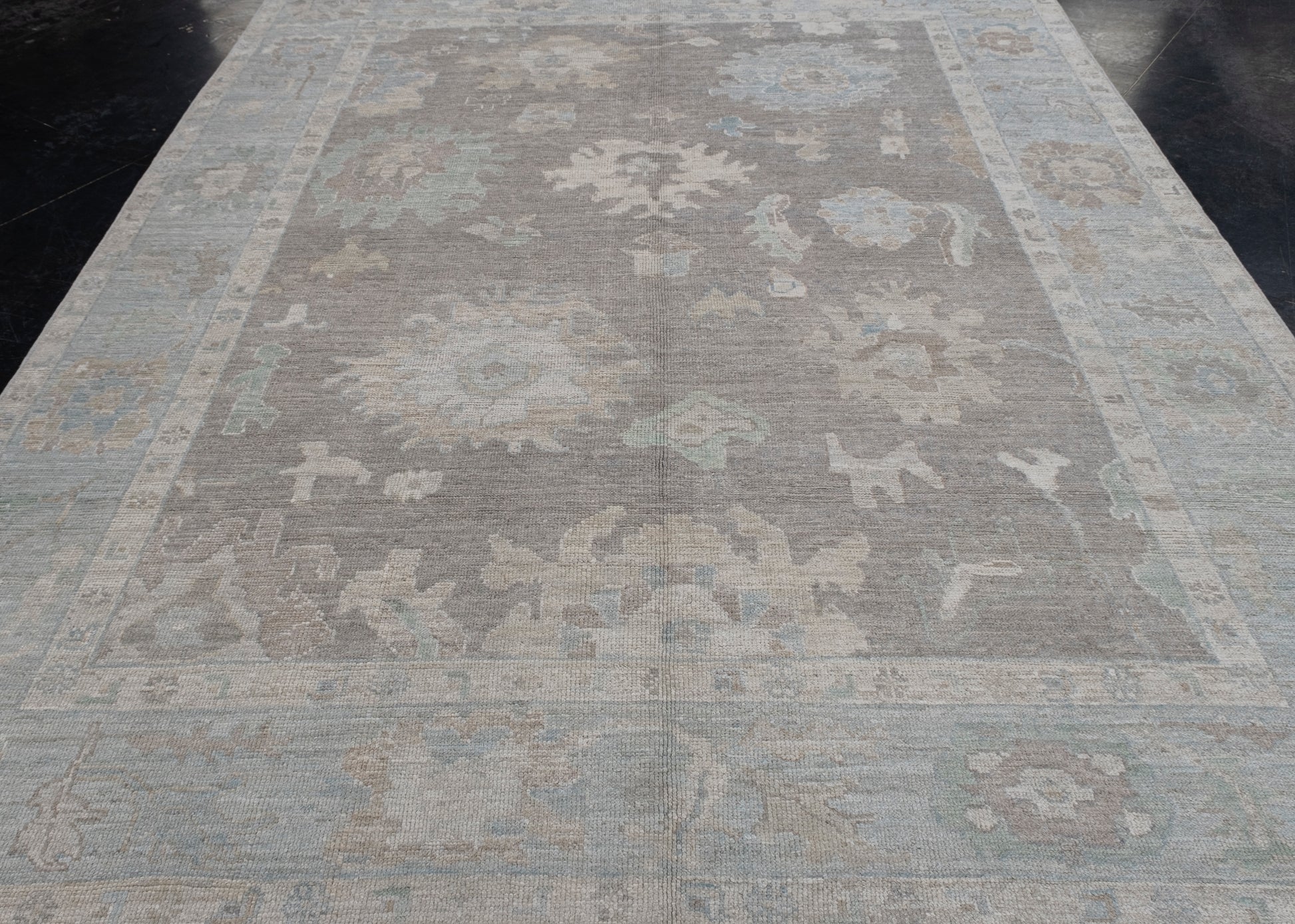 Turkish Oushak Rug 7'9" x 10' #11743