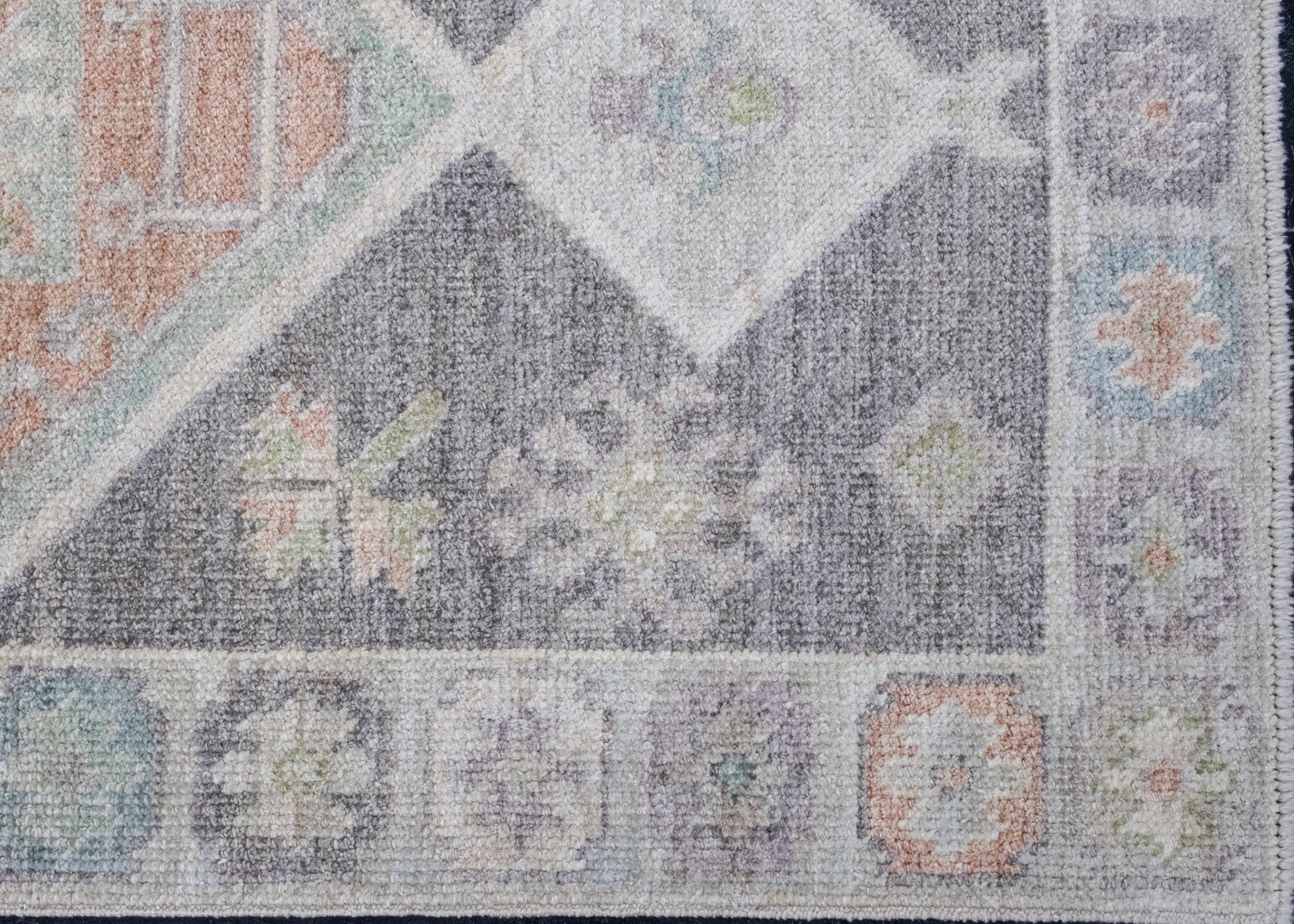 Turkish Oushak Rug 2'10" x 6'8" #16256