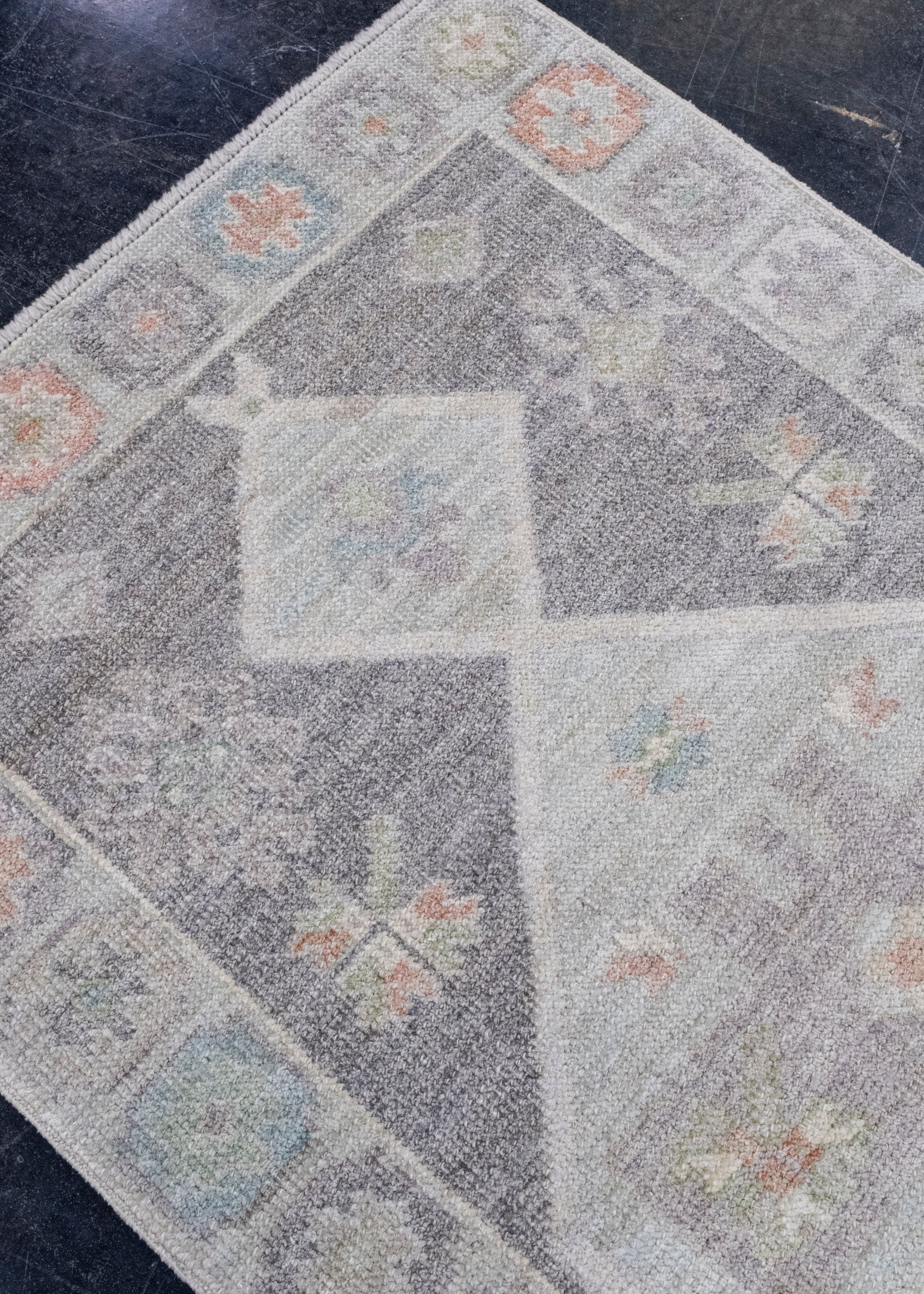 Turkish Oushak Rug 2'10" x 6'8" #16256