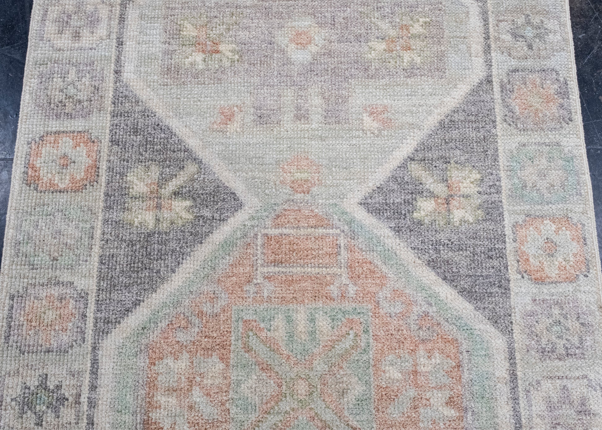 Turkish Oushak Rug 2'10" x 6'8" #16256