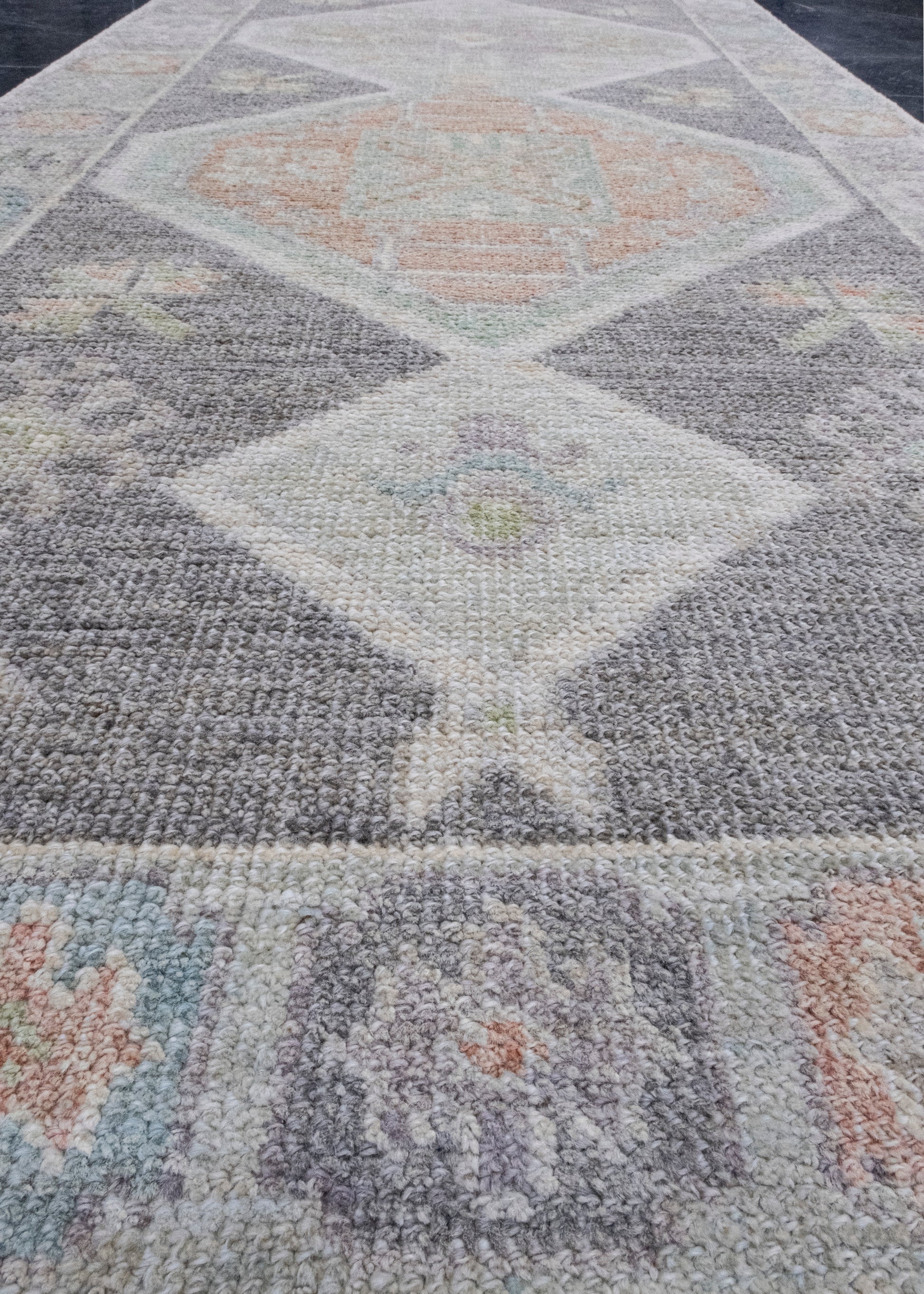 Turkish Oushak Rug 2'10" x 6'8" #16256