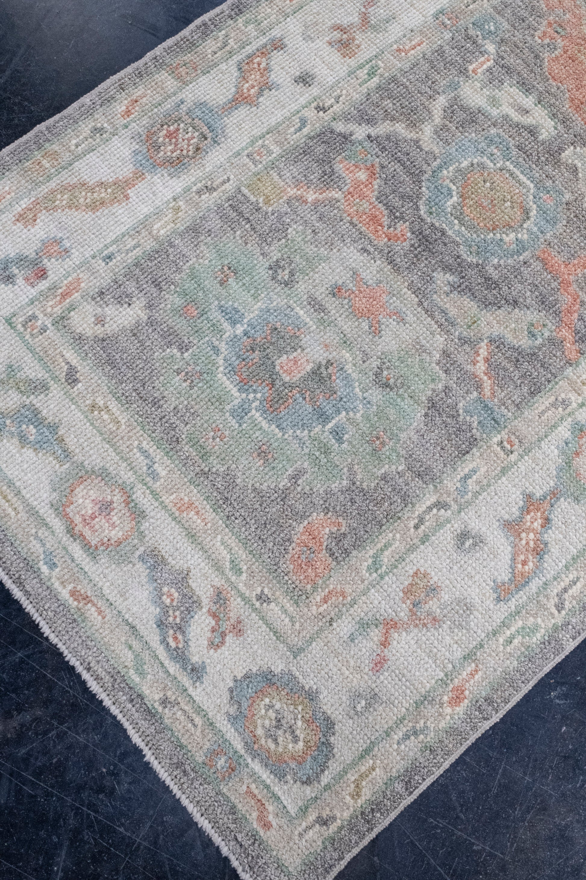 Turkish Oushak Rug 2'10" x 6'4" #16258