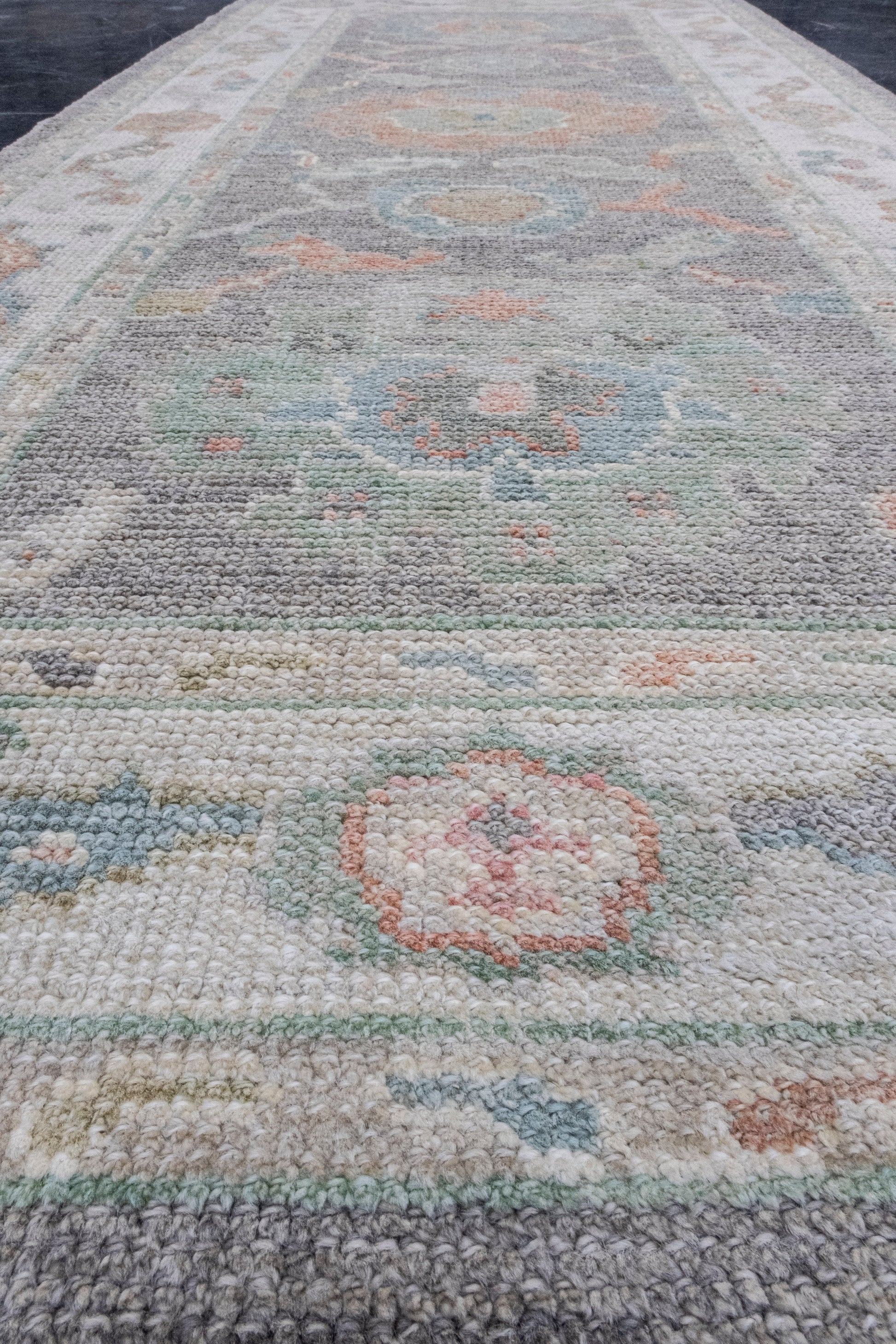 Turkish Oushak Rug 2'10" x 6'4" #16258