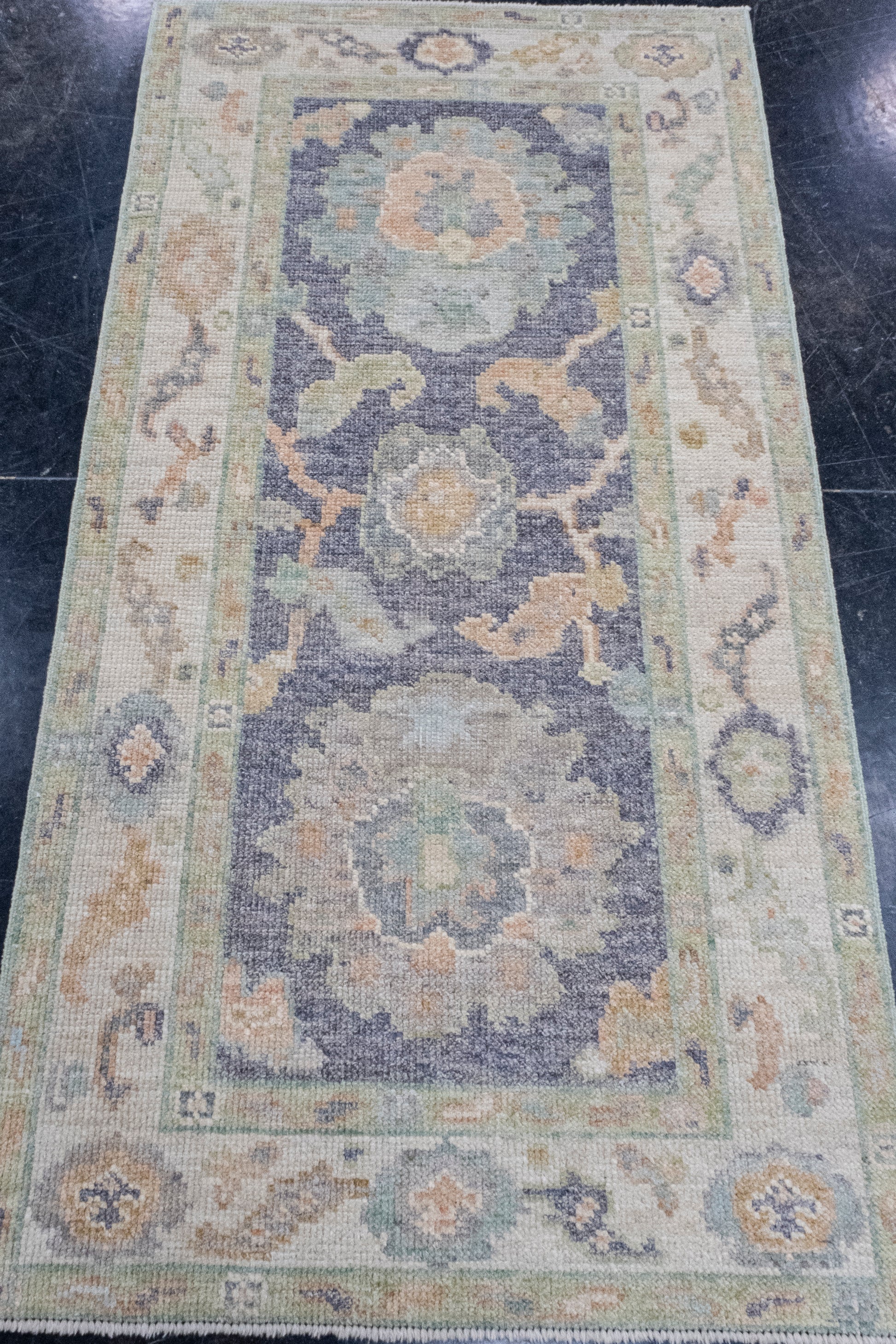 Turkish Oushak Rug 2'7" x 5' #16715