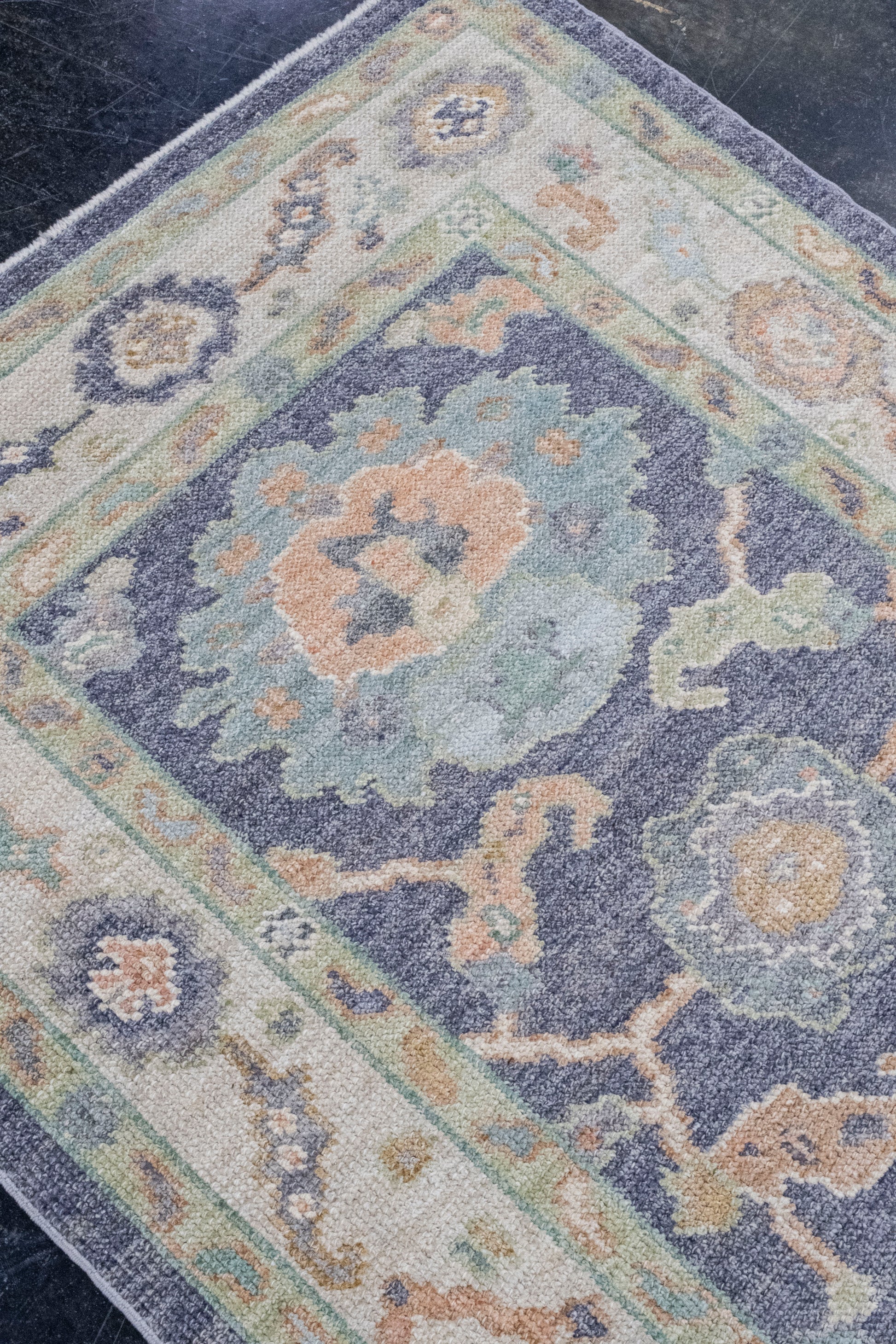 Turkish Oushak Rug 3'3" x 5'2" #16456