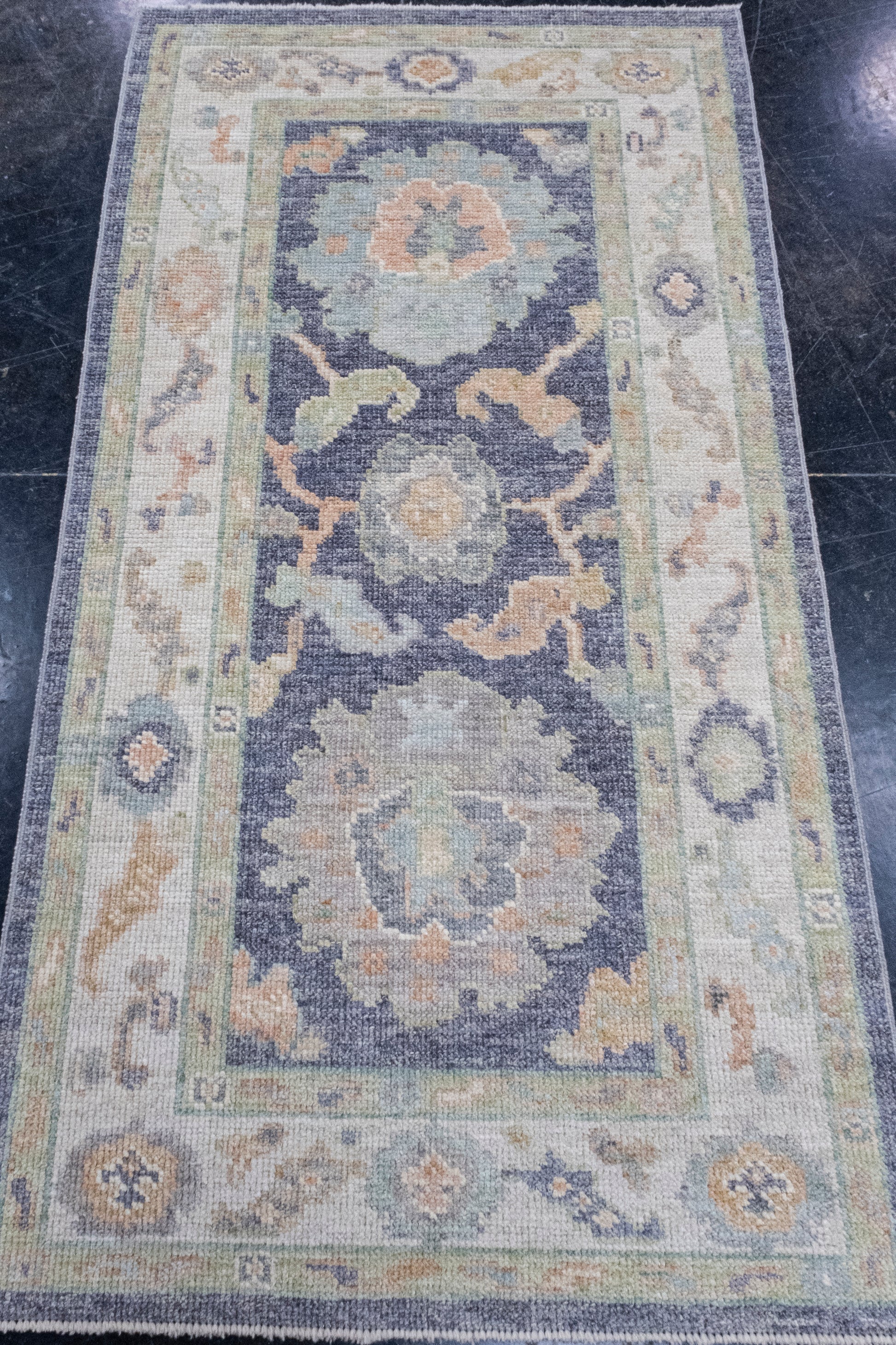 Turkish Oushak Rug 2'8" x 5'1" #16714