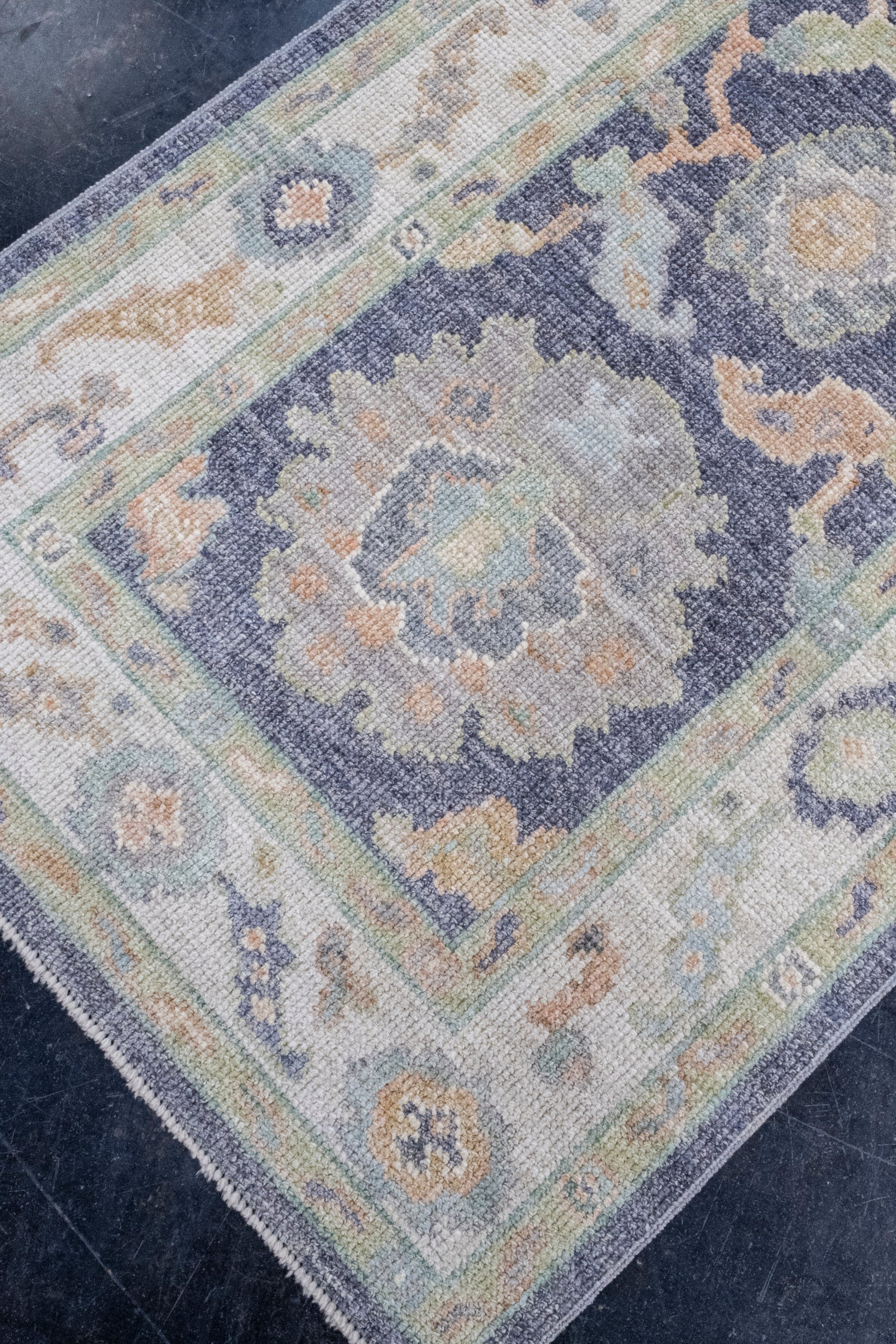 Turkish Oushak Rug 2'8" x 5'1" #16714